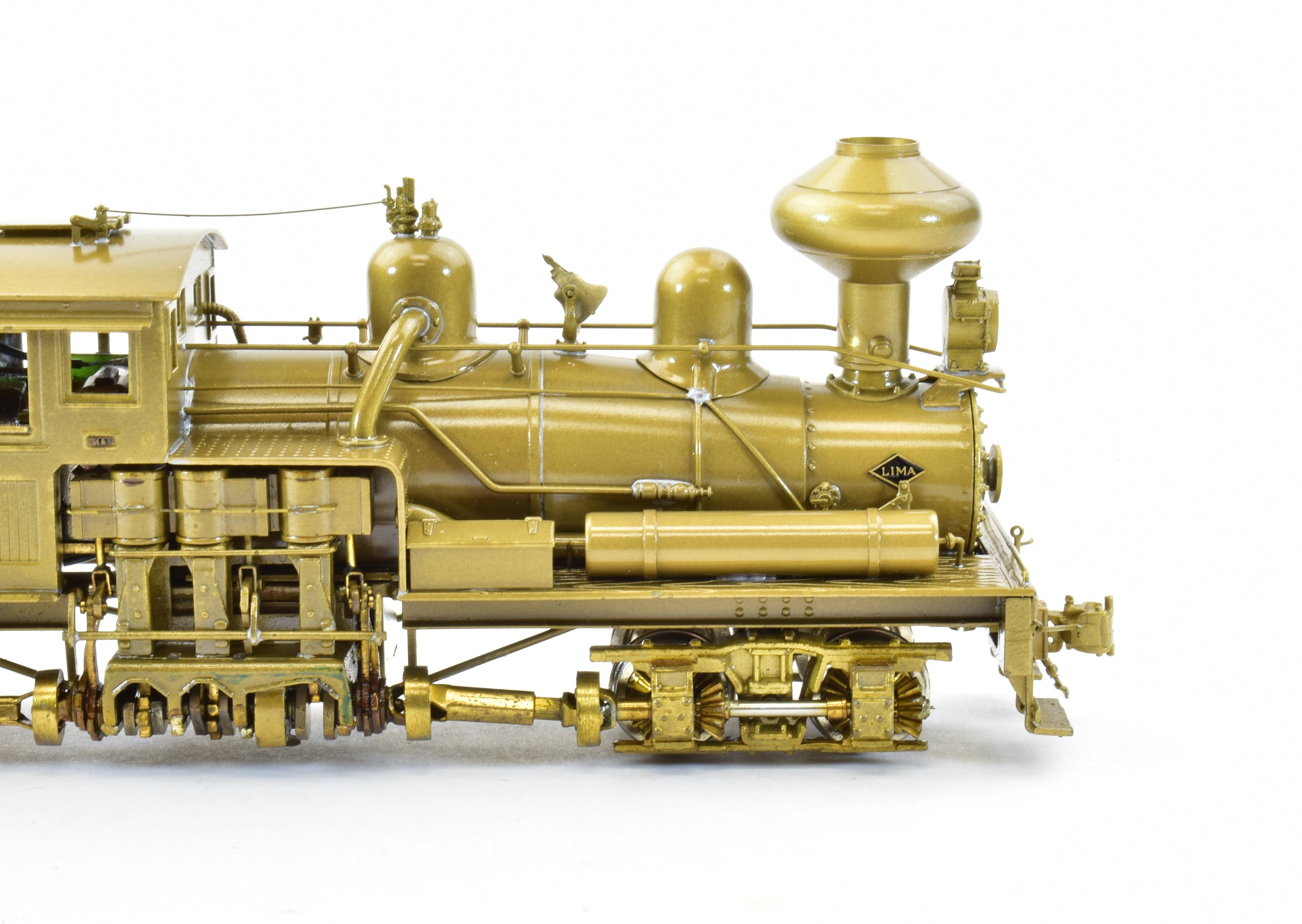 HO Scale Brass PFM - United 2-Truck Shay Geared Locomotive Model for Michigan II's Diverse Logging Roads