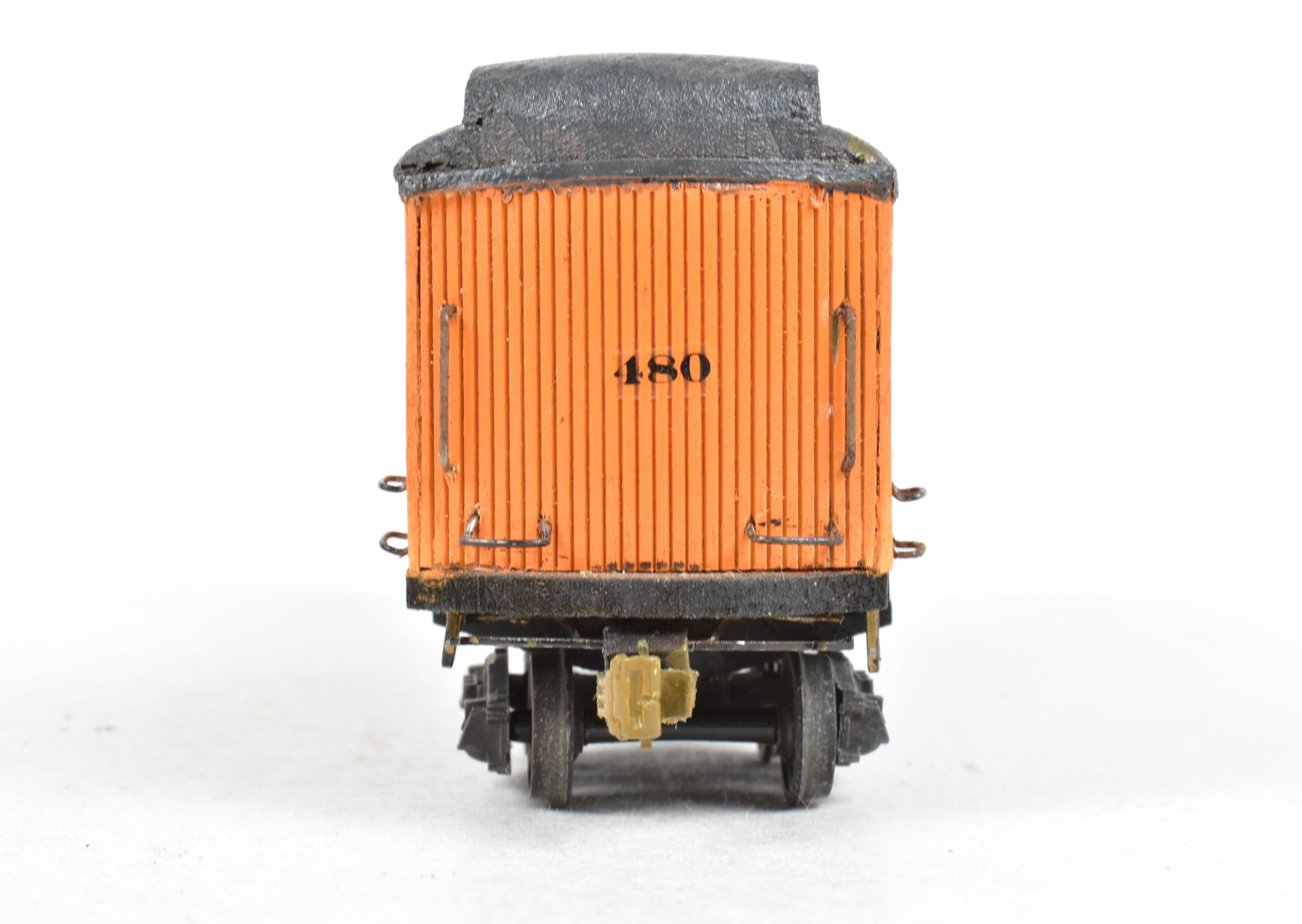 La Belle Woodworking Illinois Terminal Freight/Baggage Trailer #480, Well-Built & Painted
