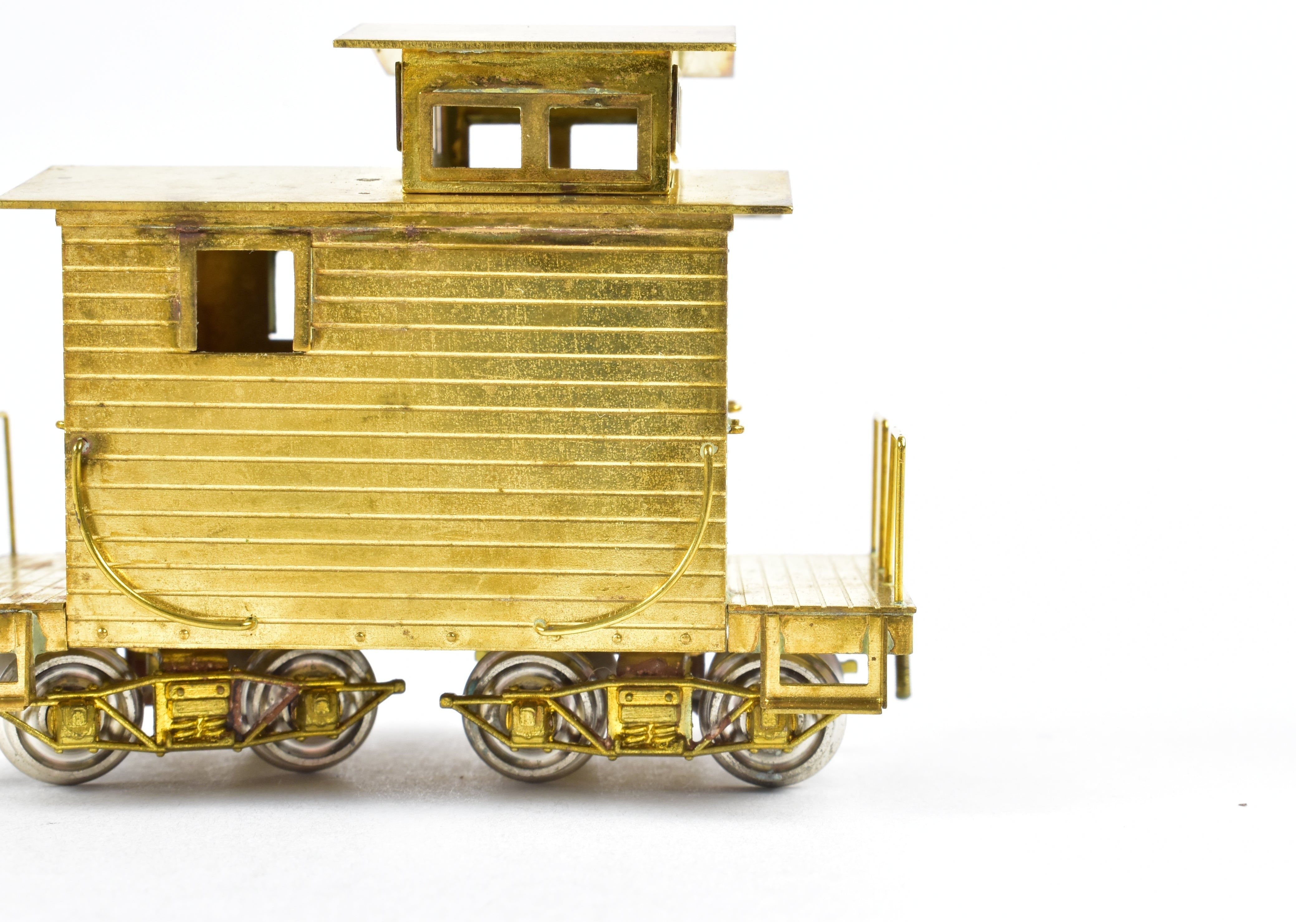 HOn3 Scale Brass Model Train Westside Lumber Co. Short Caboose No. 7 by Westside Model Co.