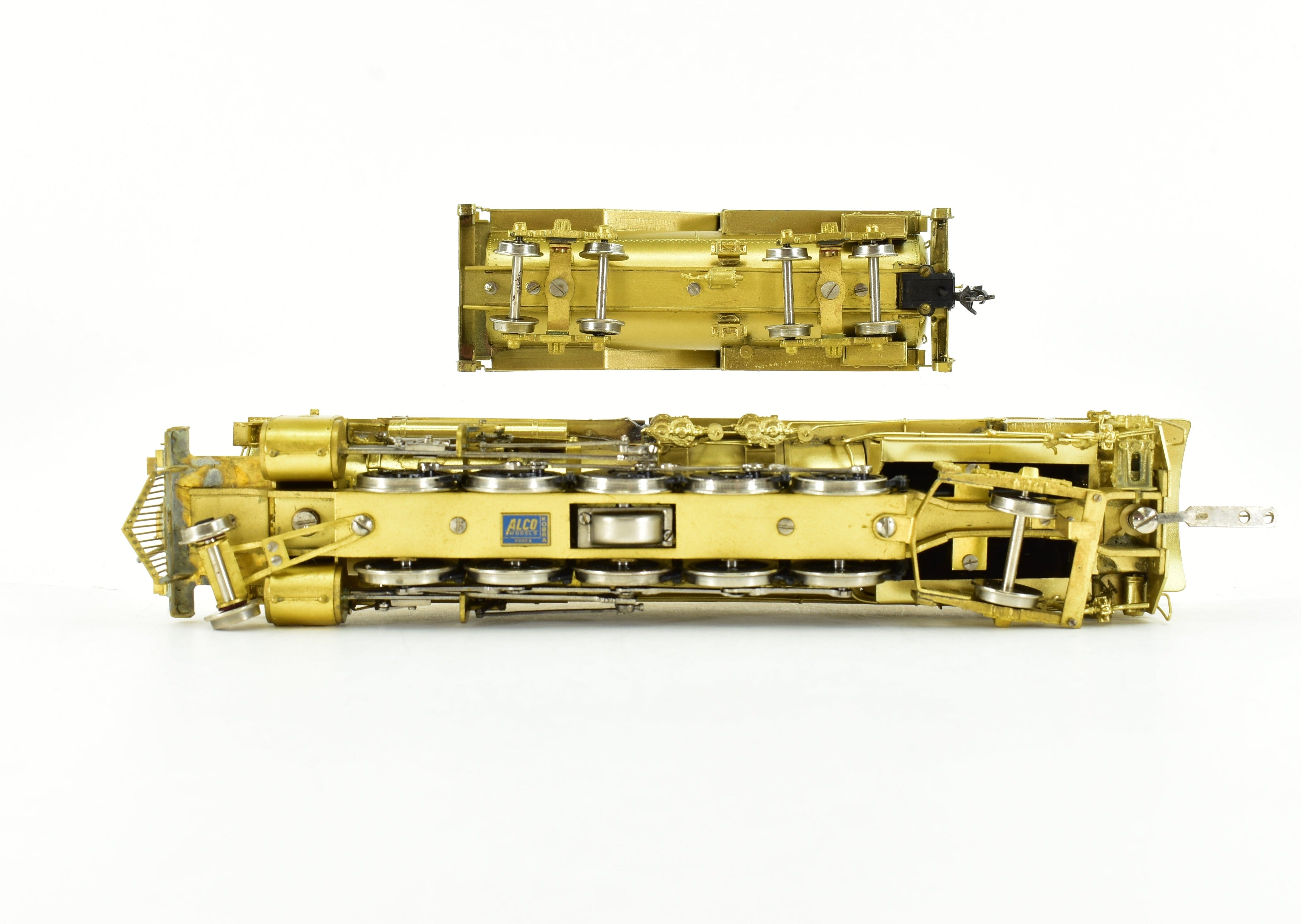 HO Scale Brass ALCO Model Erie Railroad R - 1 2 - 10 - 0 Santa Fe Steam Locomotive Model