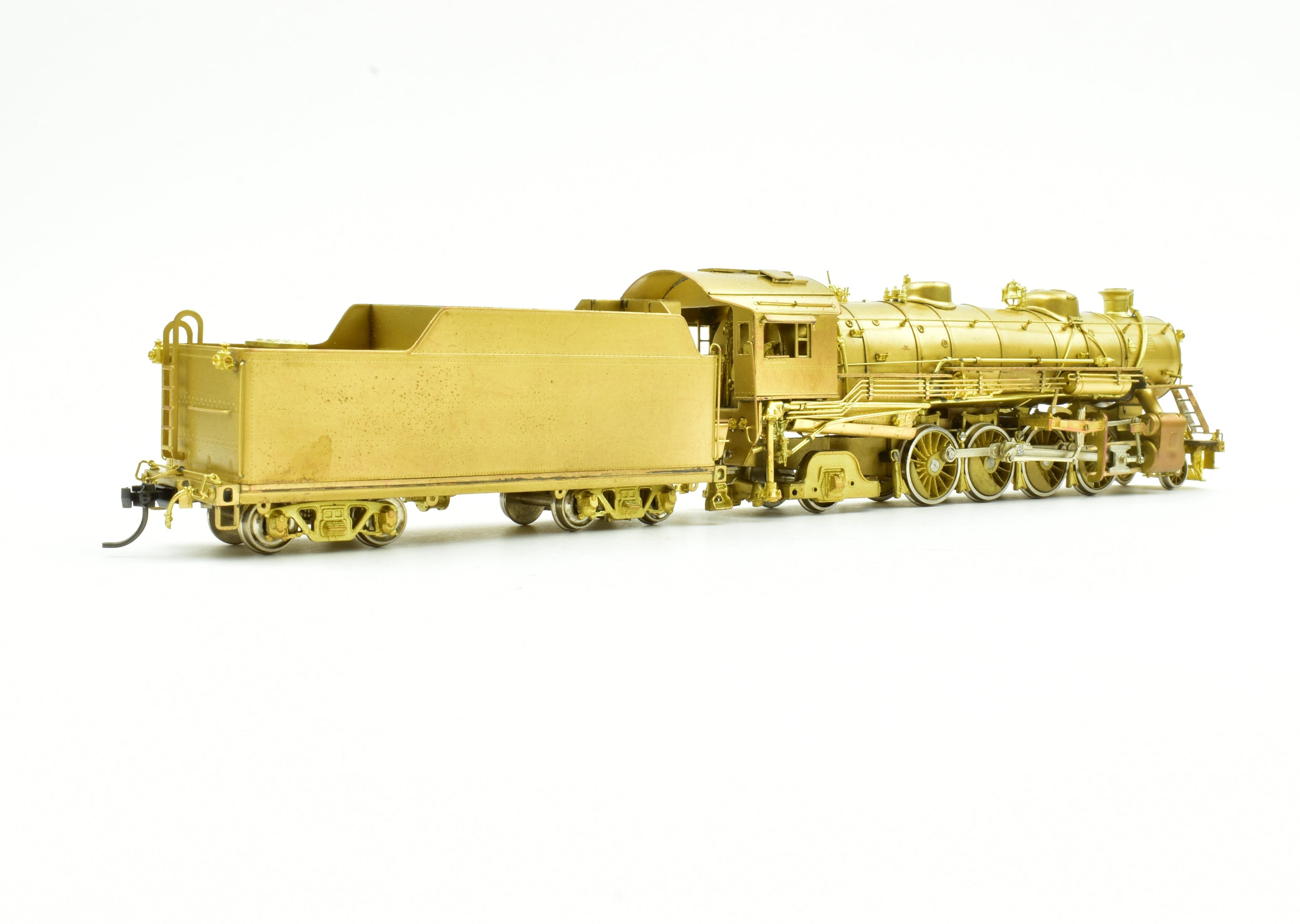 HO Scale Brass Key Imports Model of Nashville Chattanooga & St. Louis #650 2-8-2 Mikado Steam Locomotive
