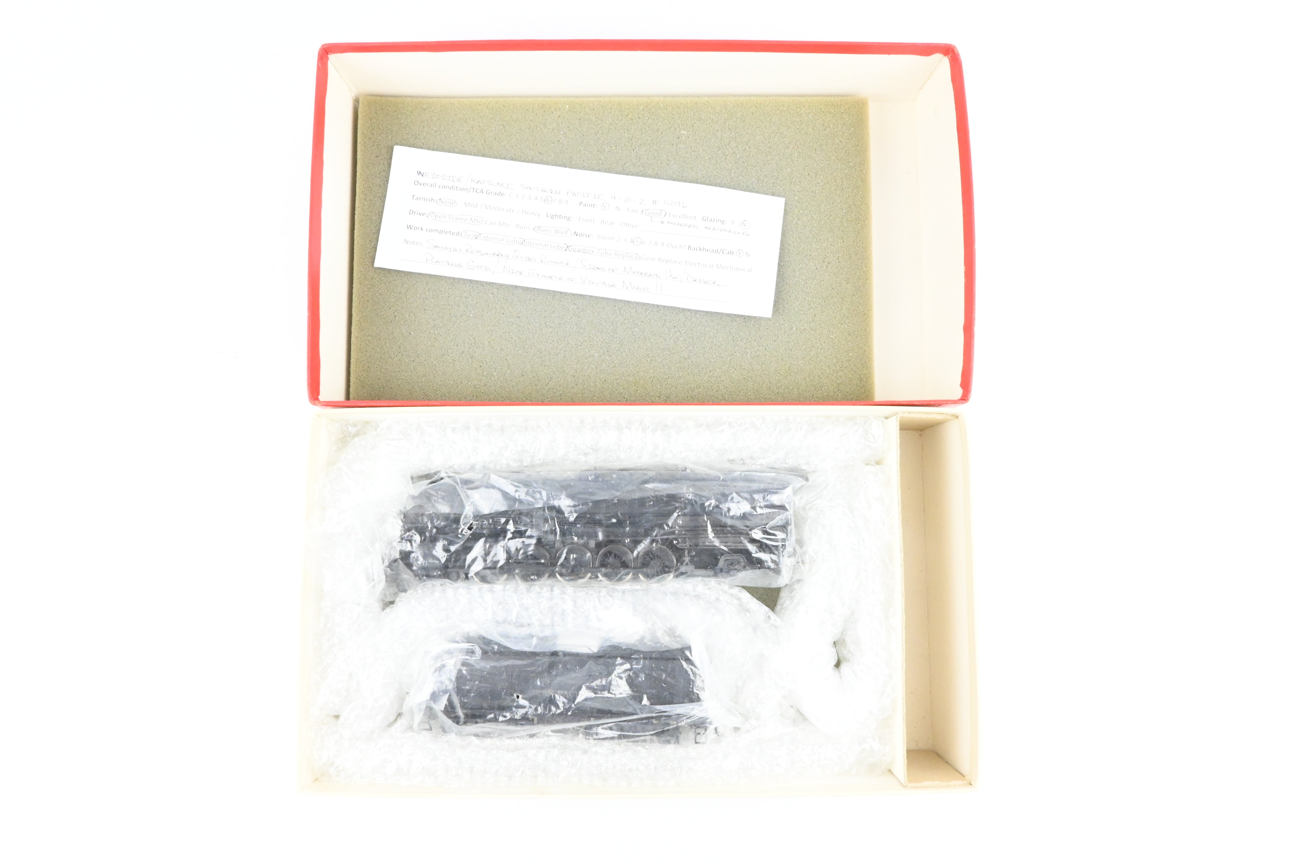 HO Scale Brass Westside SP-1 4-10-2 CP Model #5046 with Heavy Weathering