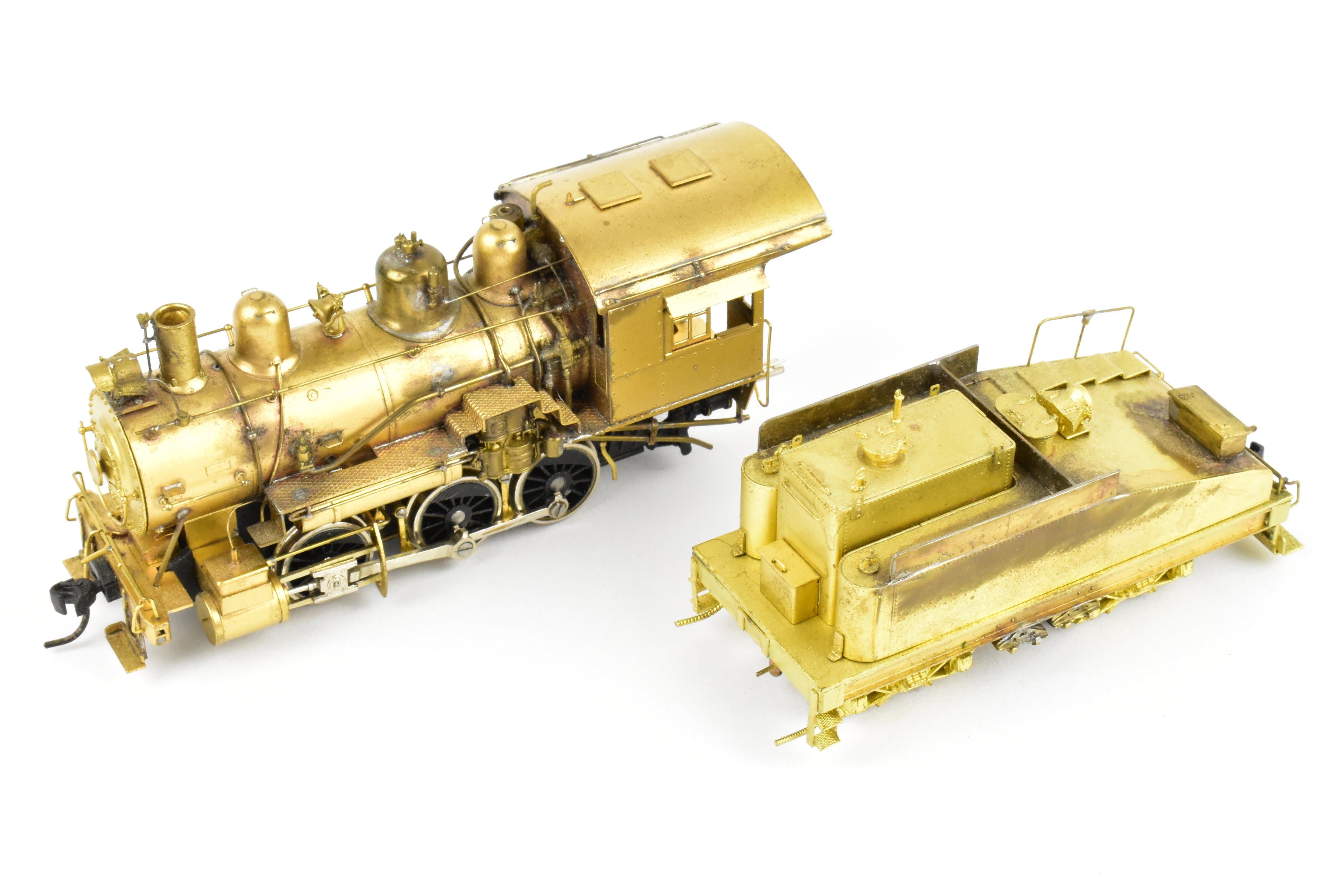 Custom HO Scale Brass Missouri Pacific 0-6-0 No. 9520 Locomotive Model Scratch Built by Joe G. Collias - One of a Kind!