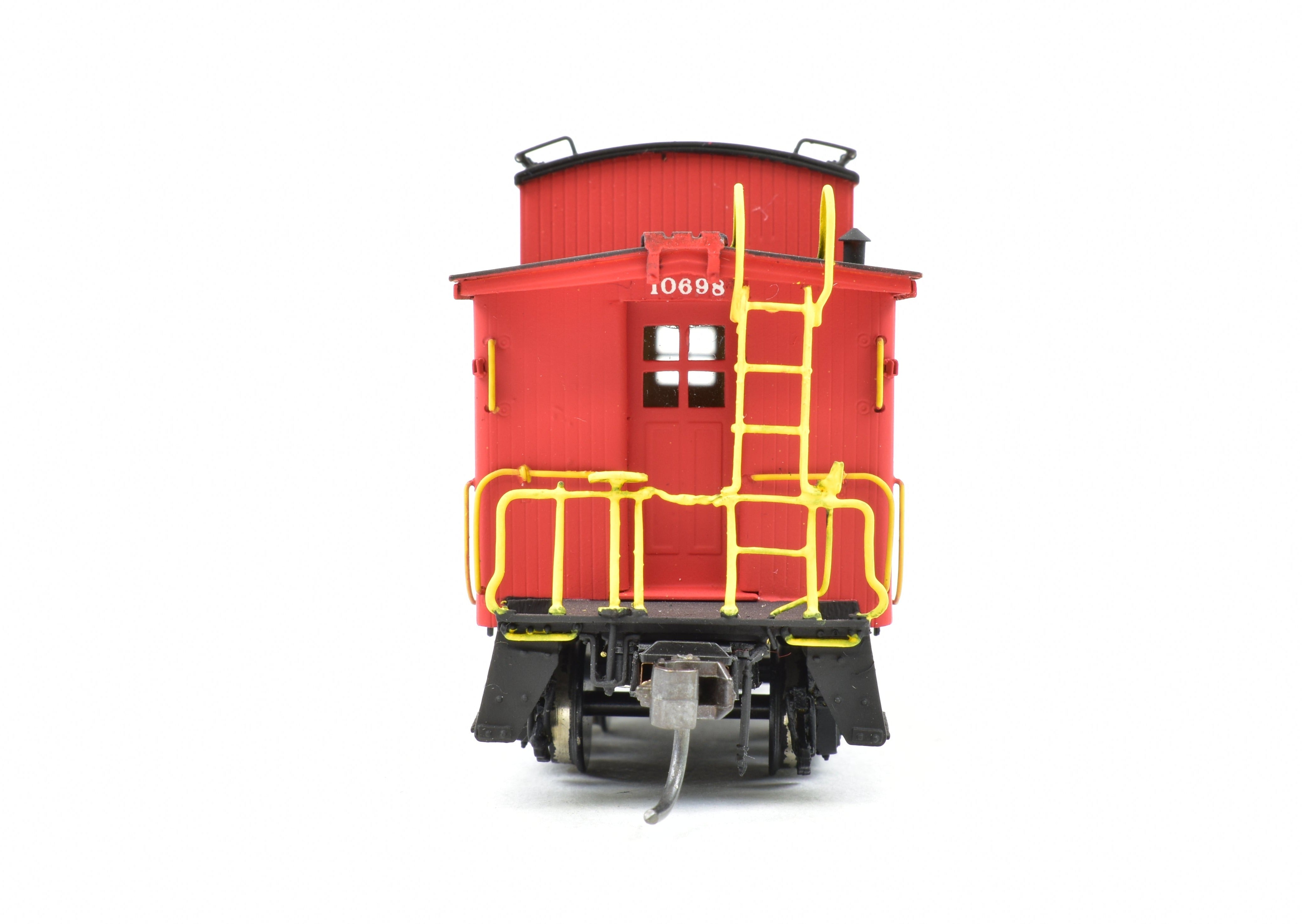 HO Scale Brass OMI - Overland Models, Inc. Chicago & North Western (C&NW) Wood Caboose Professionally Painted Model for Model Train Enthusiasts