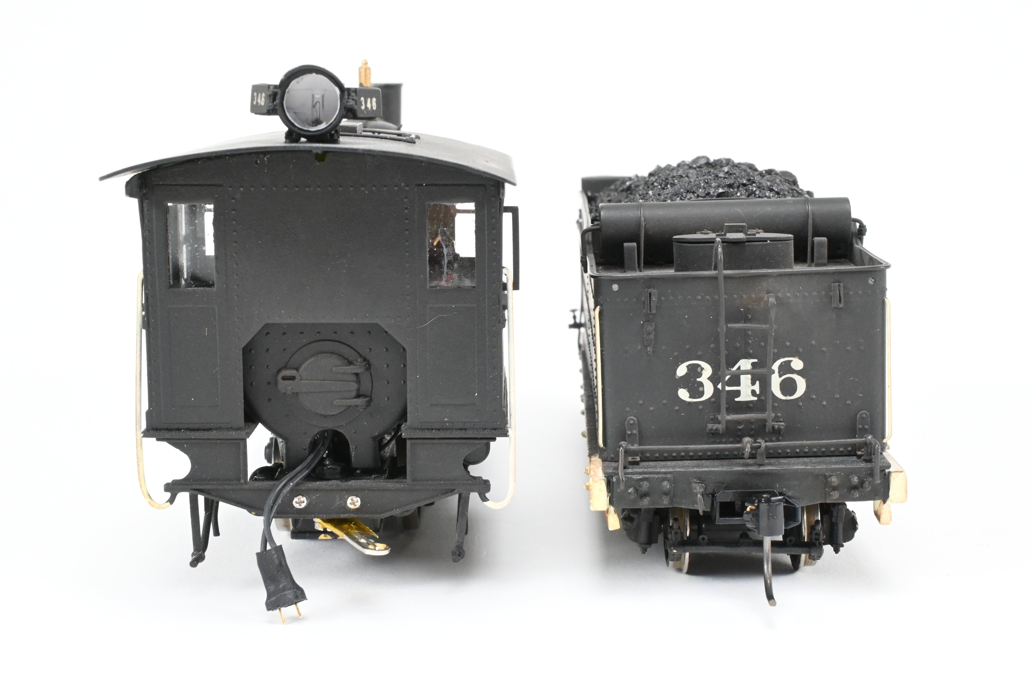 On3 Scale Brass Model Train - Balboa Scale Models' Exclusive Custom Denver & Rio Grande C-19 2-8-0 CP Locomotive with Correct Tender for Montezuma Lumber Co. #346, Featuring Added Details and SoundTraxx Tsunami DCC/Sound System