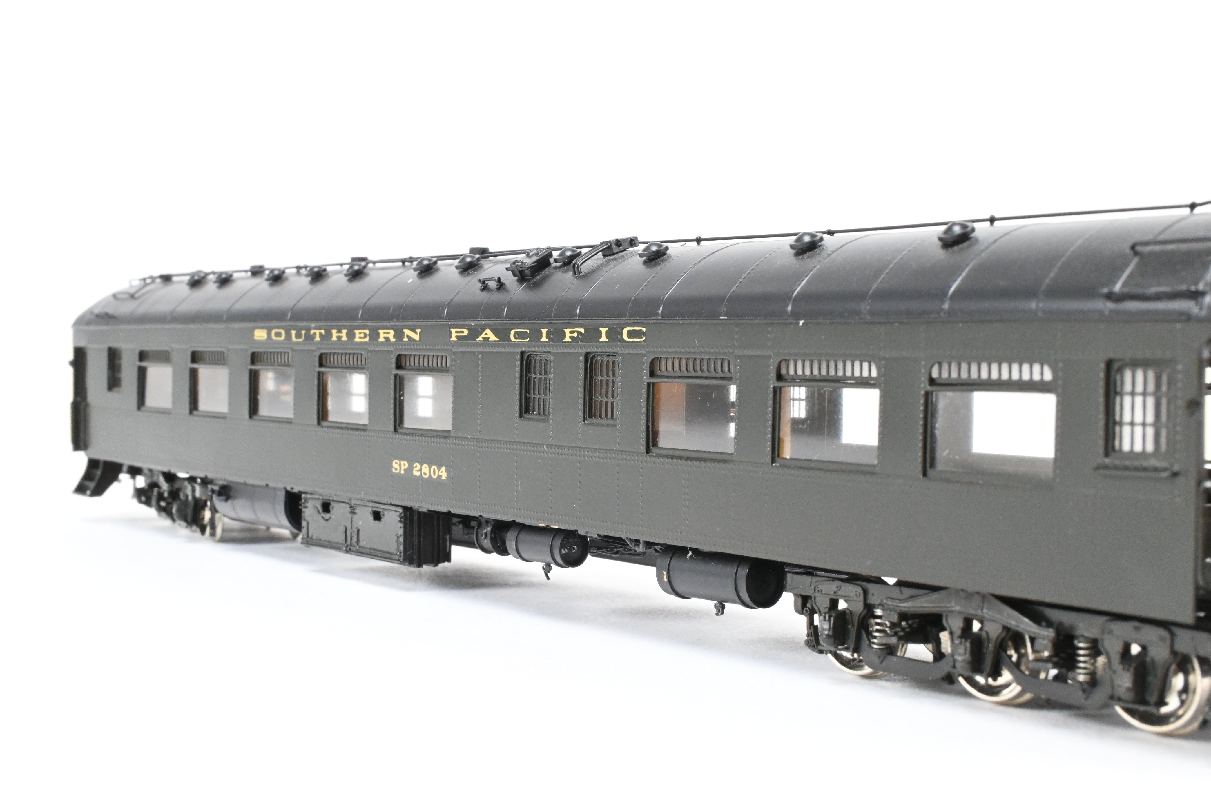 HO Scale Brass Precision Scale Co. Model of Southern Pacific Harriman CS 72' Observation Car Class 70 - O - 1, FP SP 2904