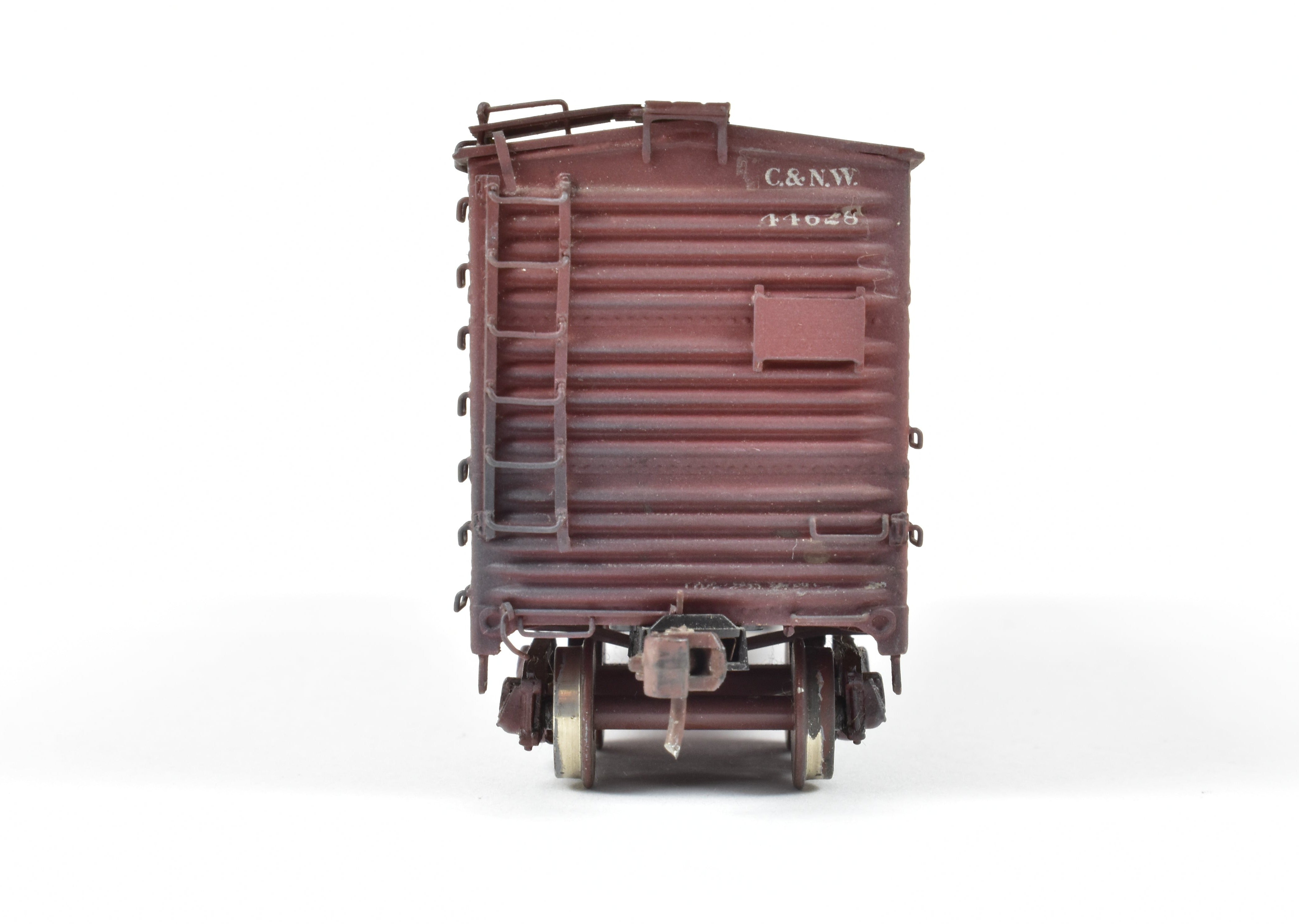 HO Brass OMI C&NW Custom Painted USRA Single Sheath Boxcar Model