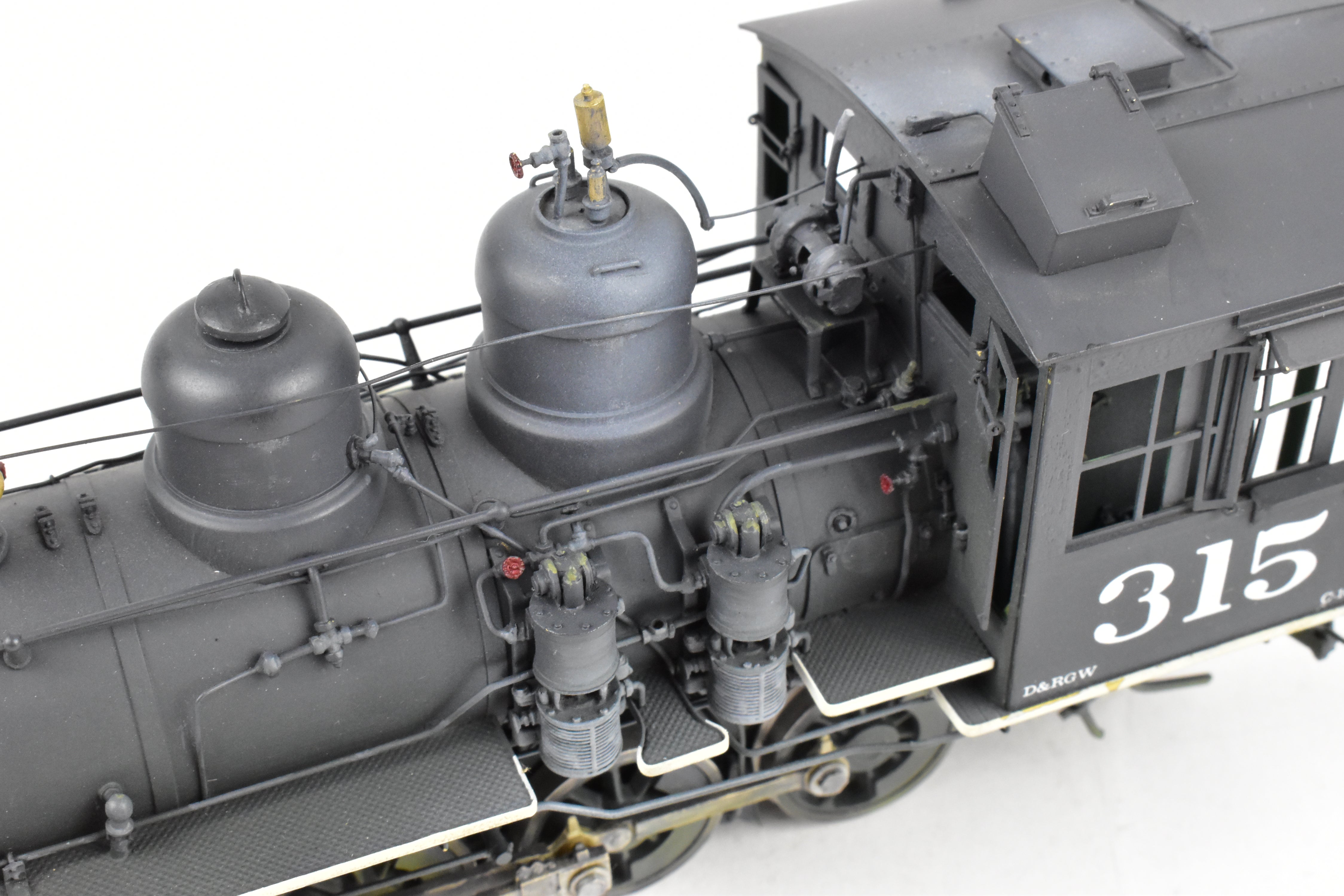 Brass OMI - Overland Models D&RGW C-18 2-8-0 #315 Weathered 1940s Switching Locomotive