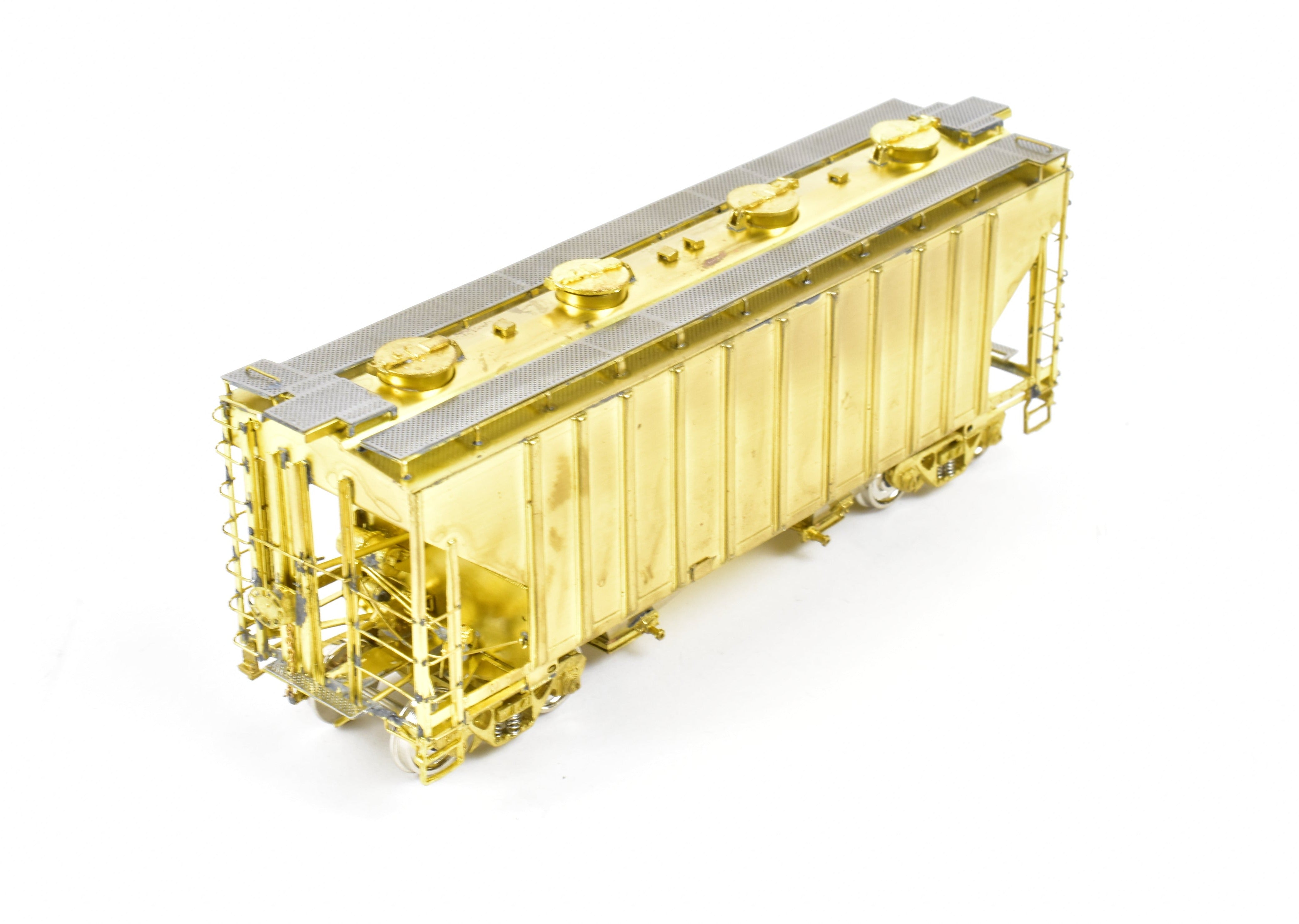 HO Scale Brass OMI (Overland Models, Inc.) ATSF - Santa Fe PS 2 - Bay Covered Hopper Model Train Car
