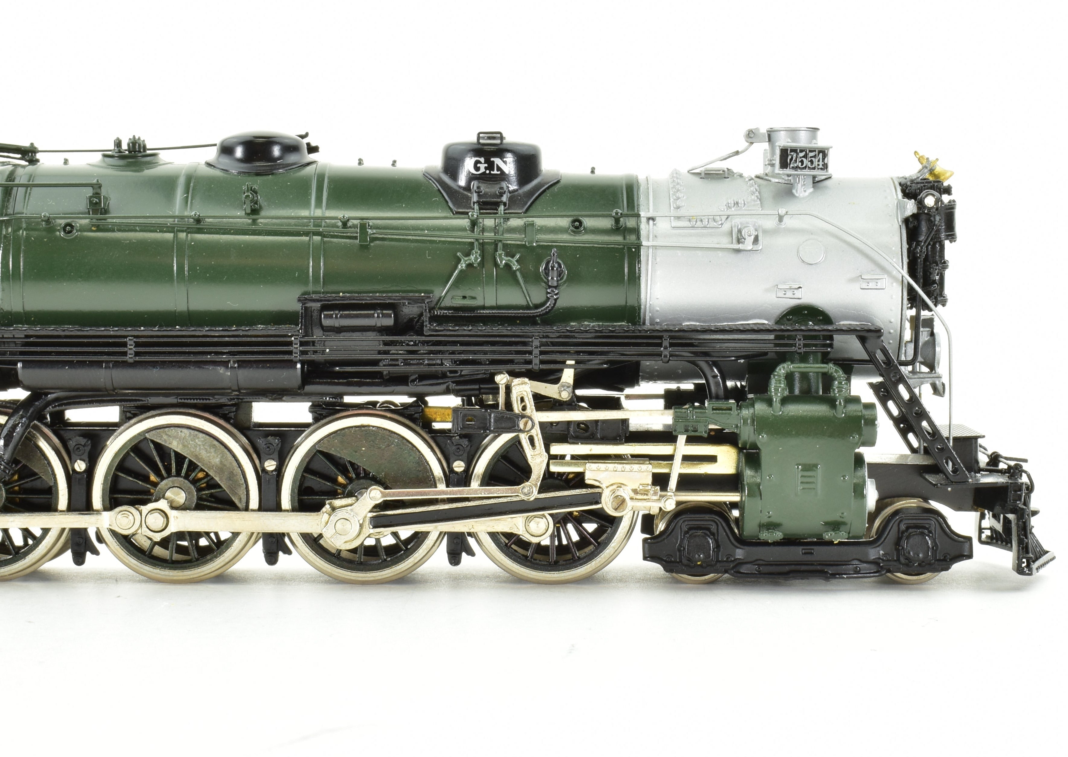 HO Scale Brass Model Train - Tenshodo Great Northern 4-8-4 Class S-1 FP Crown, 1979 Production Run