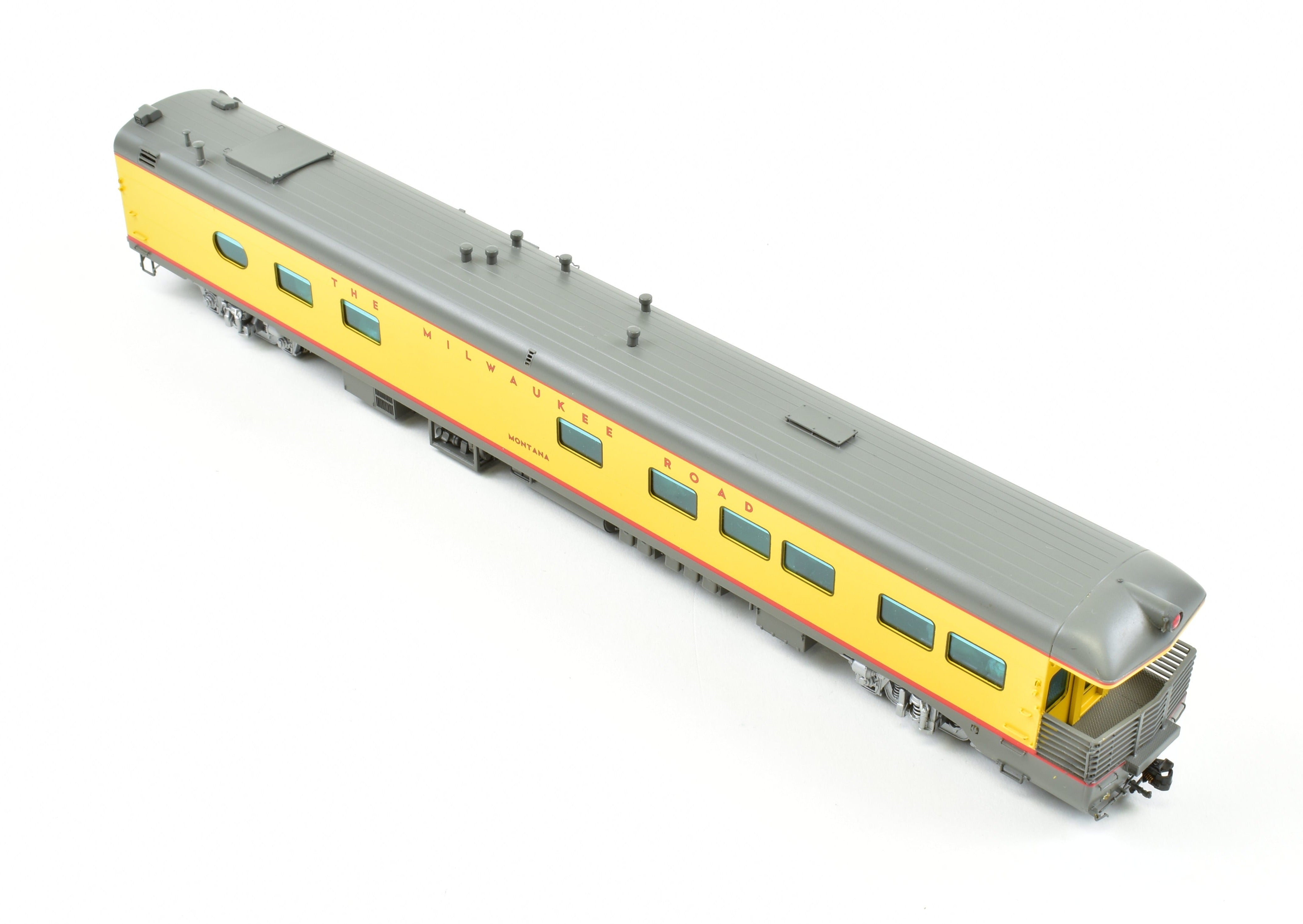 1957 HO Brass Milwaukee Road Business Car 'Montana' Factory Painted by Railway Classics