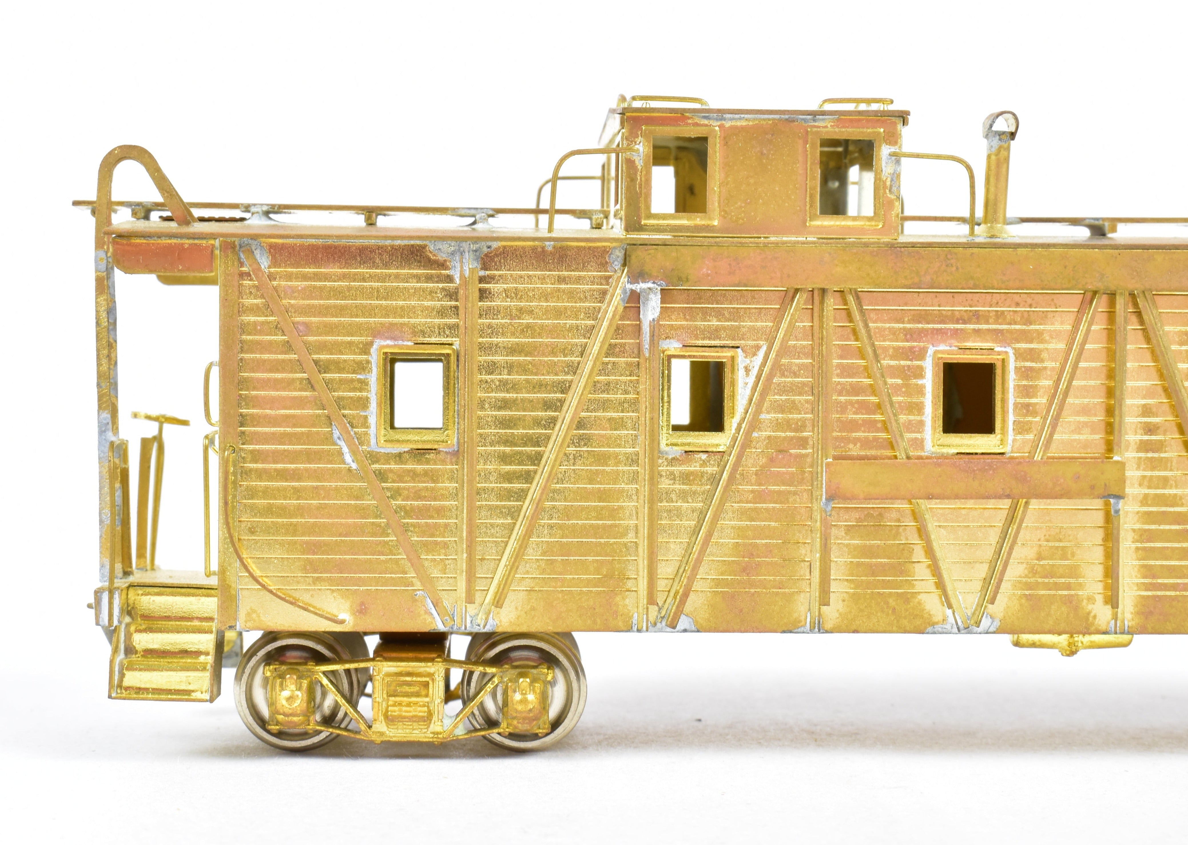 HO Scale Brass Western Pacific Outside Brace Cupola Caboose by Westside Model Co.