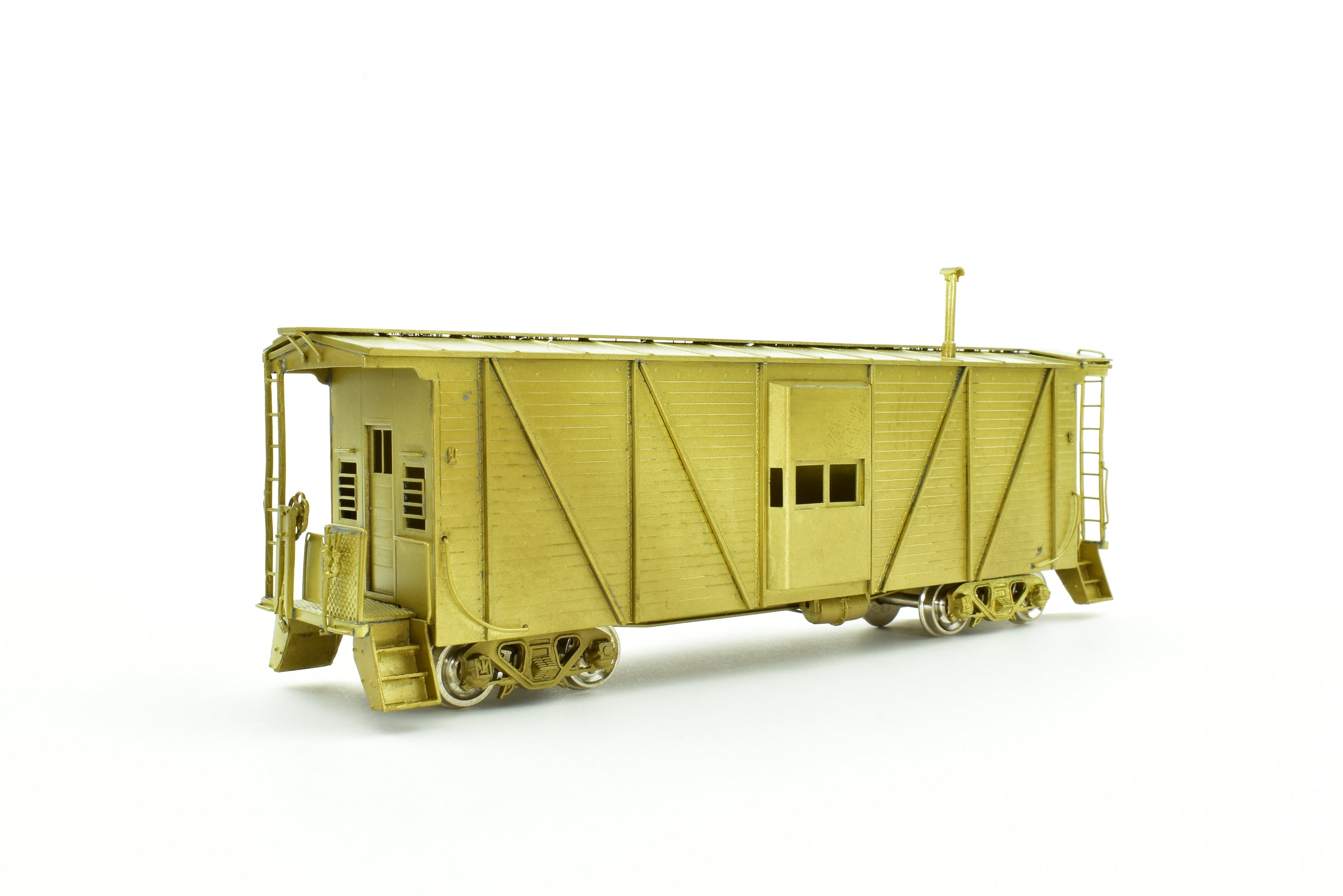 HO Scale Brass Great Northern Bay Window Wooden Caboose No. X - 320 by OMI