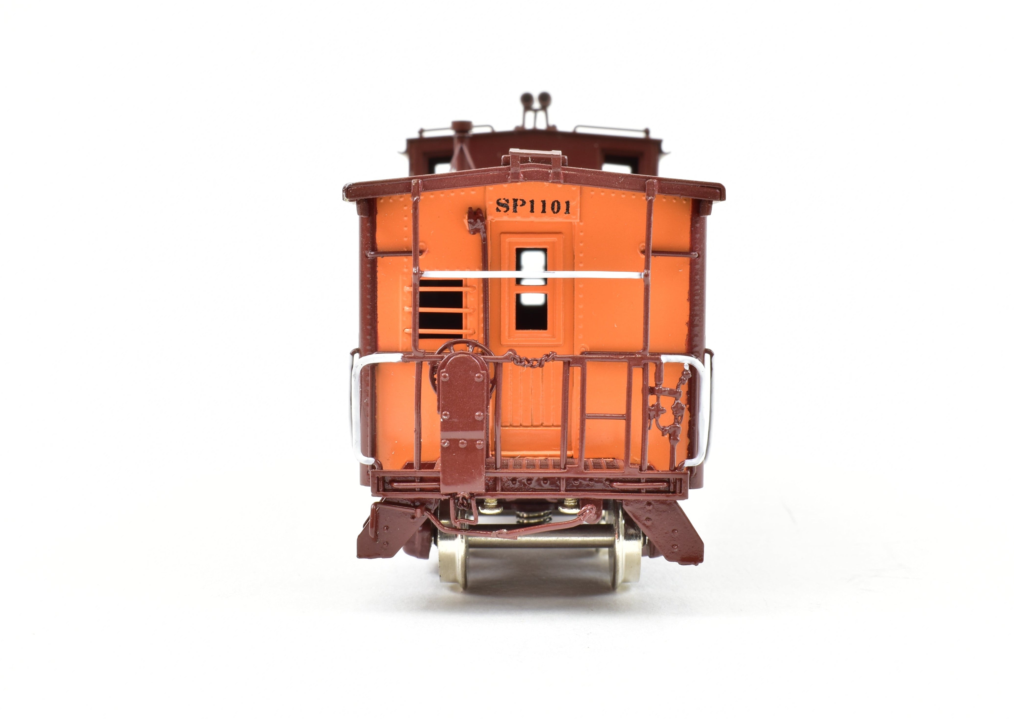 HO Scale Brass Precision Scale Co. Model of Southern Pacific C-40-3R Steel Cupola Caboose with Factory Painting