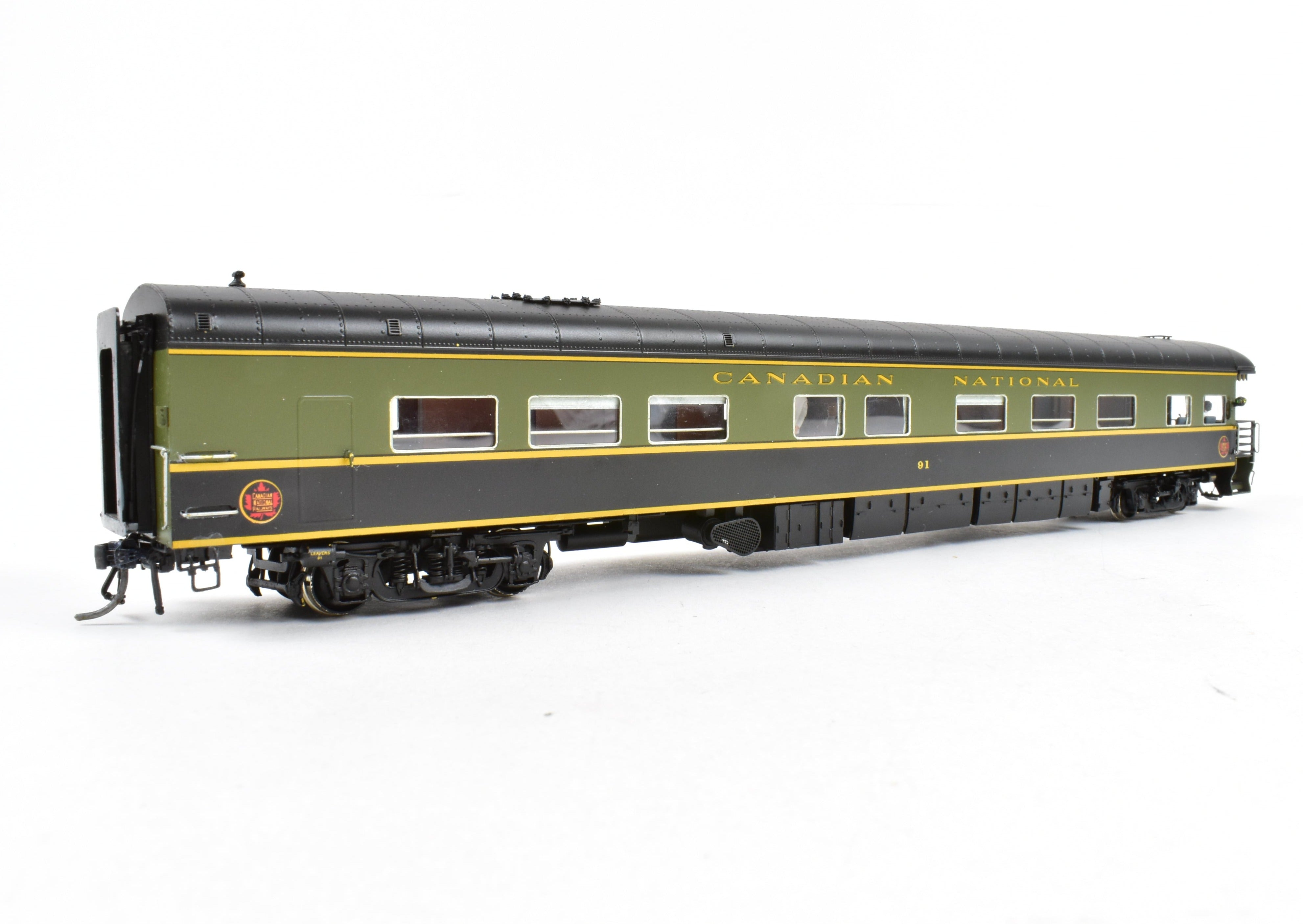 RARE! HO Brass CON W&R Enterprises CN Canadian National Bonaventure 91 Pro Painted with Interior