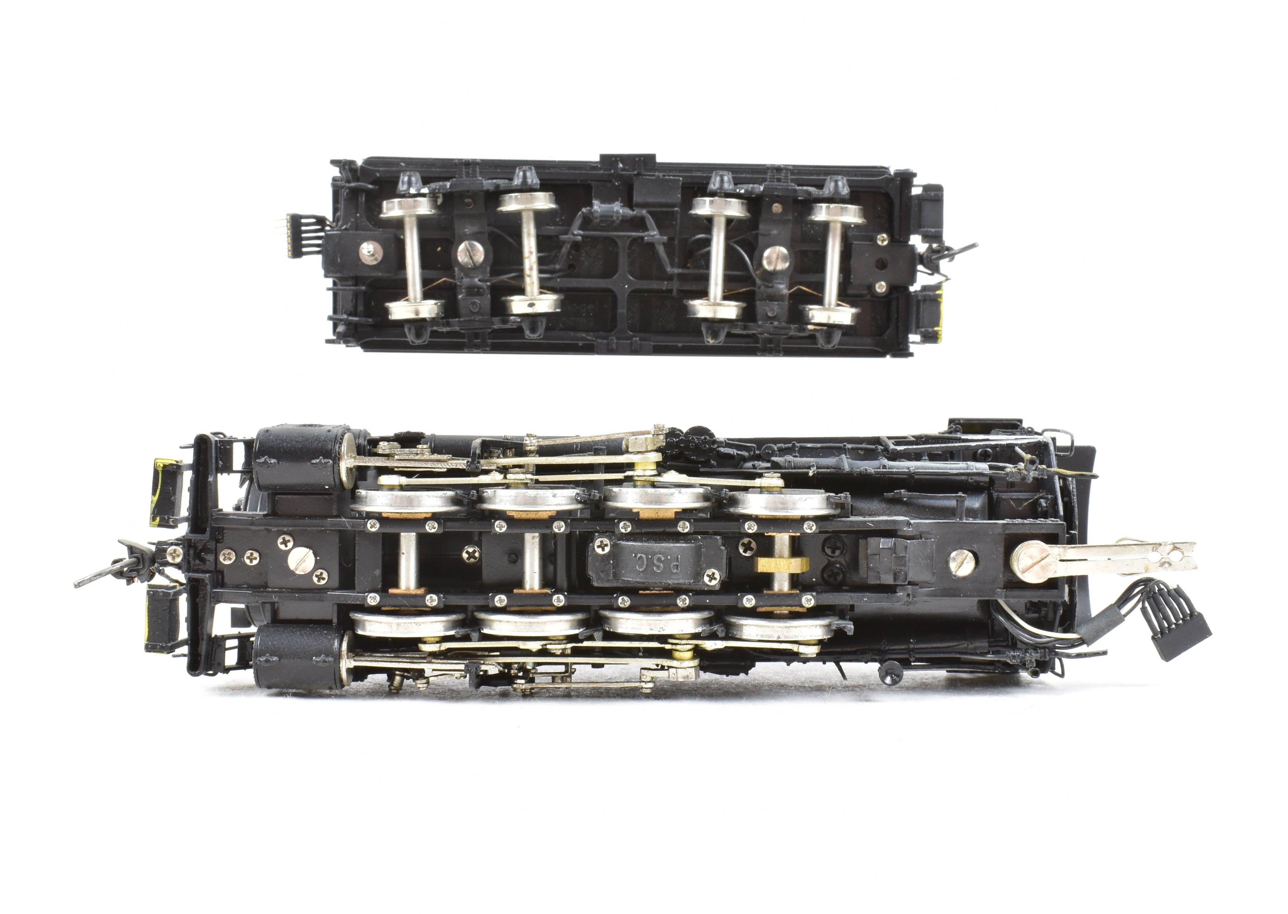 HO Scale Brass Precision Scale Co. Chesapeake & Ohio Class C - 16 0 - 8 - 0 FP Model Locomotive with Weathered No. 255, Equipped with DCC & Sound Function