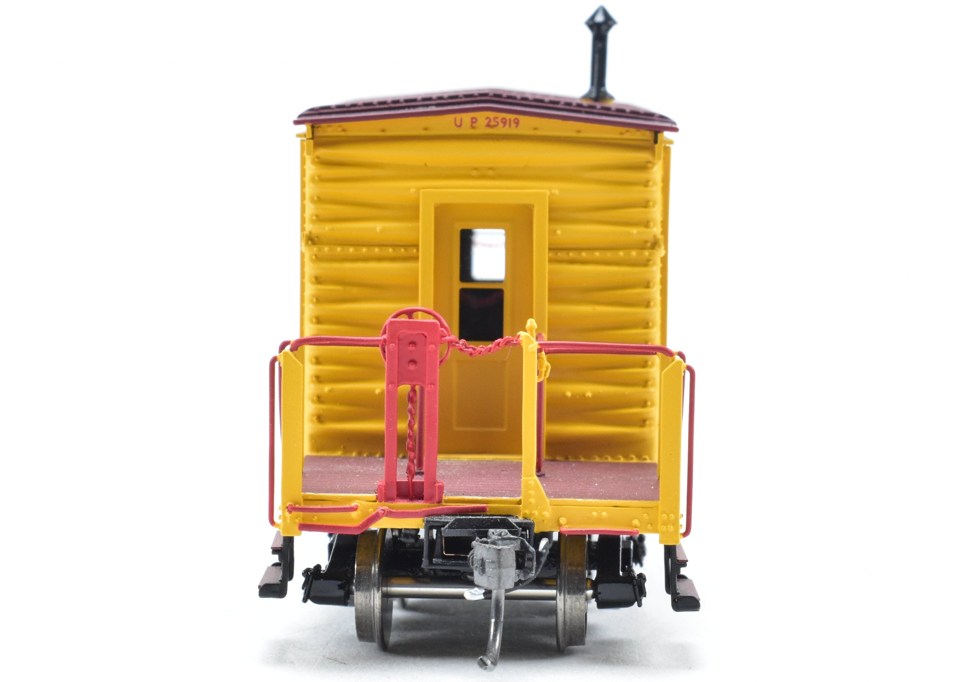 HO Scale Brass Union Pacific Wood Transfer Caboose F/P No. 25919 by OMI