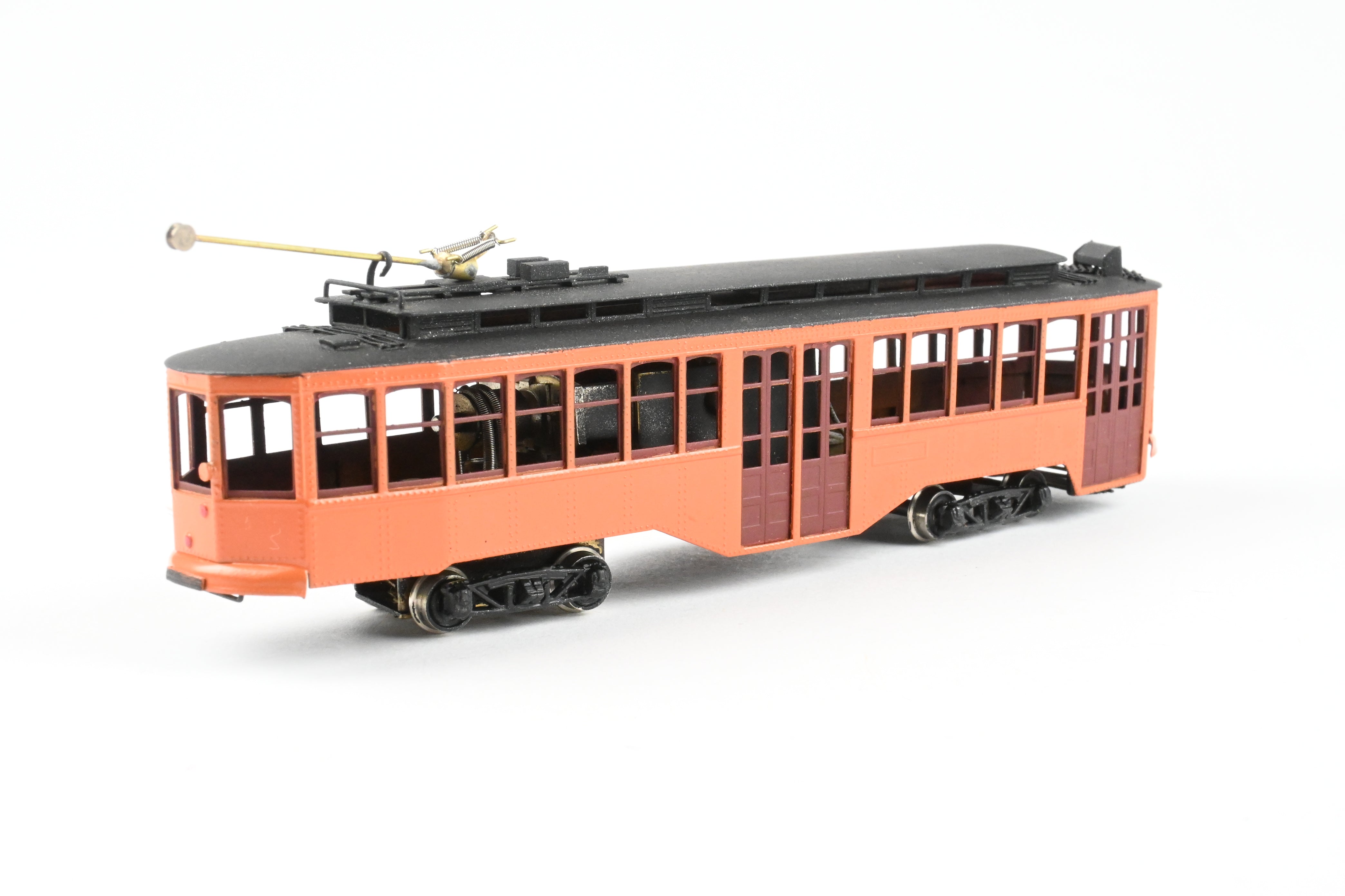 HO Scale Brass Fairfield Models Pittsburgh Railway Co. Single End Version Jones Trolley Car Collectible Model