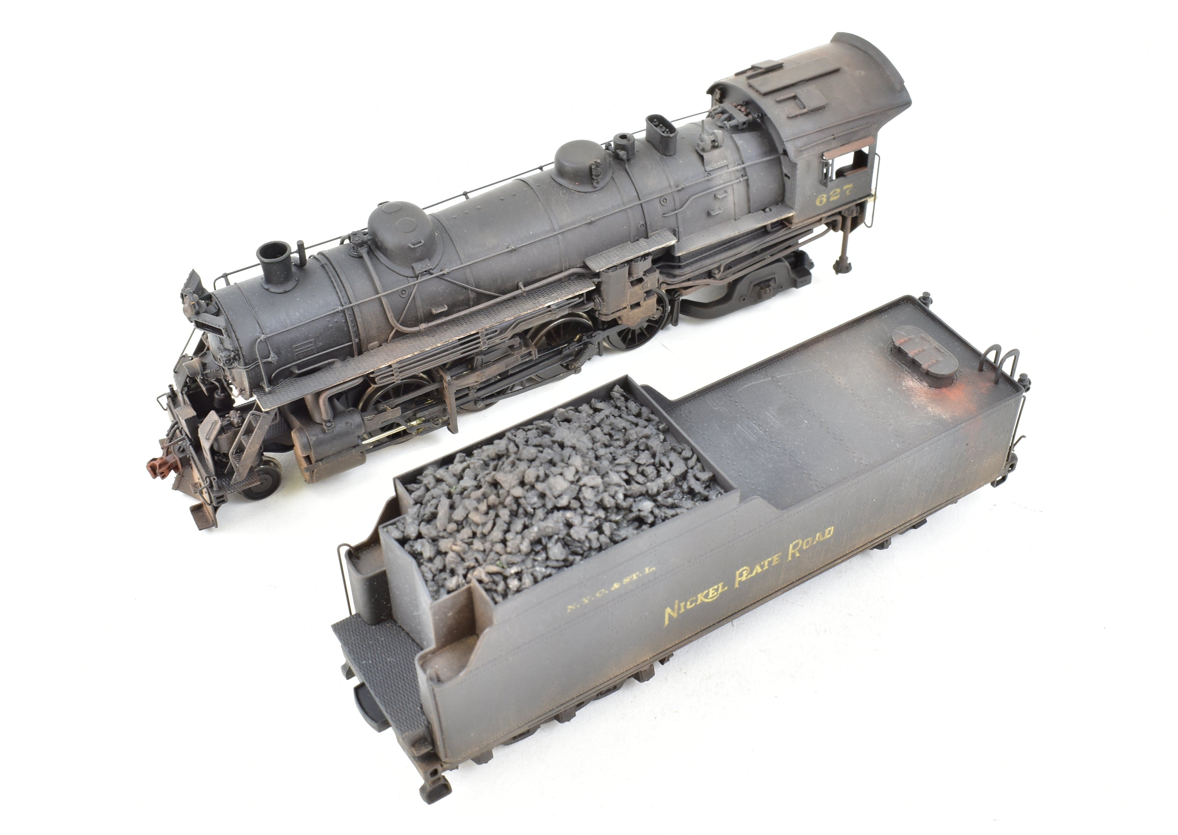 HO Scale Brass NKP - Nickel Plate Road H - 6d 2 - 8 - 2 Mikado CP No. 627 Model