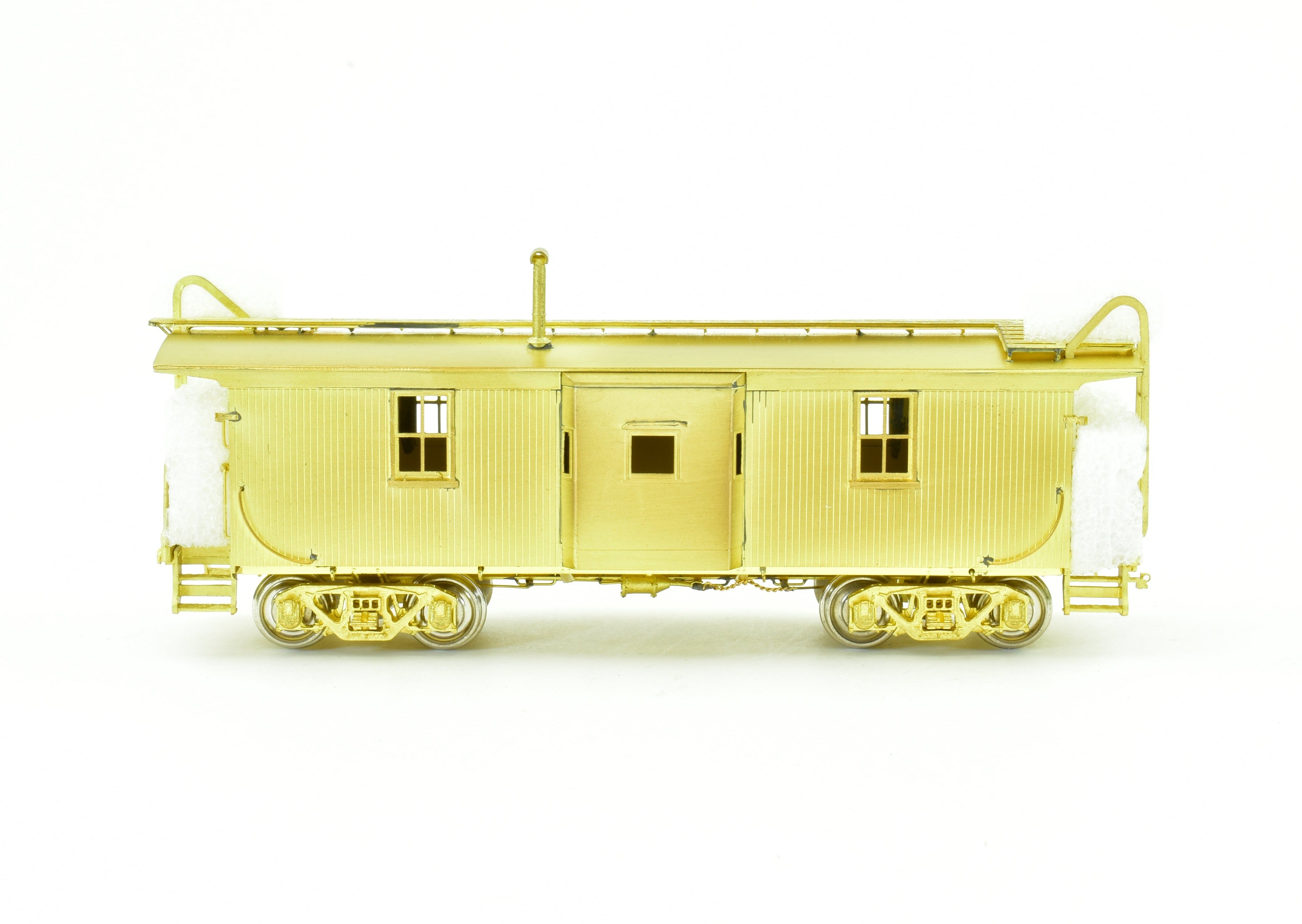 HO Scale Brass Monon Wood Caboose with Steel Bay Window by Overland Models, Inc. (OMI) - A Collectible Model Train Car