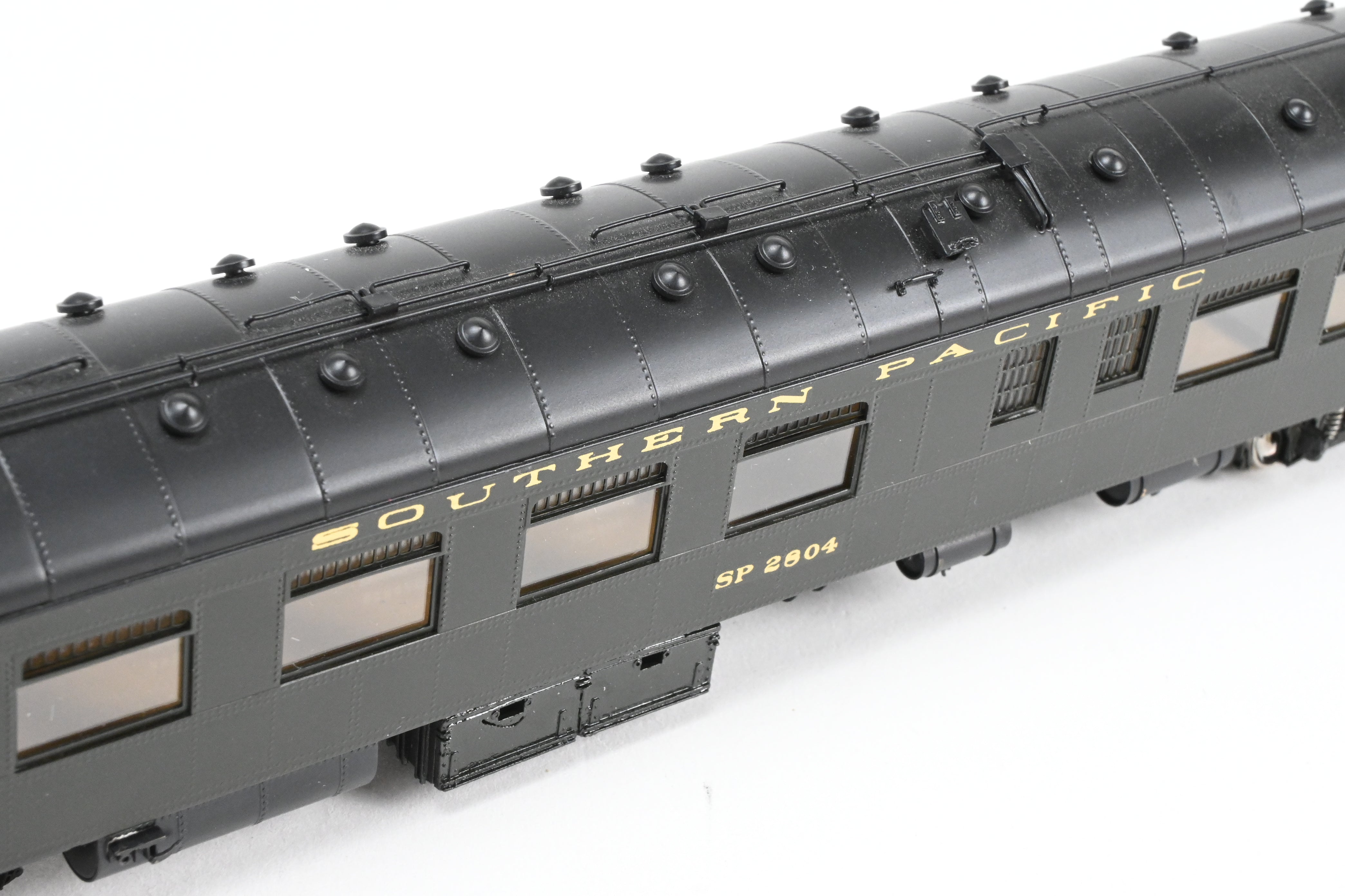 HO Scale Brass Precision Scale Co. Model of Southern Pacific Harriman CS 72' Observation Car Class 70 - O - 1, FP SP 2904