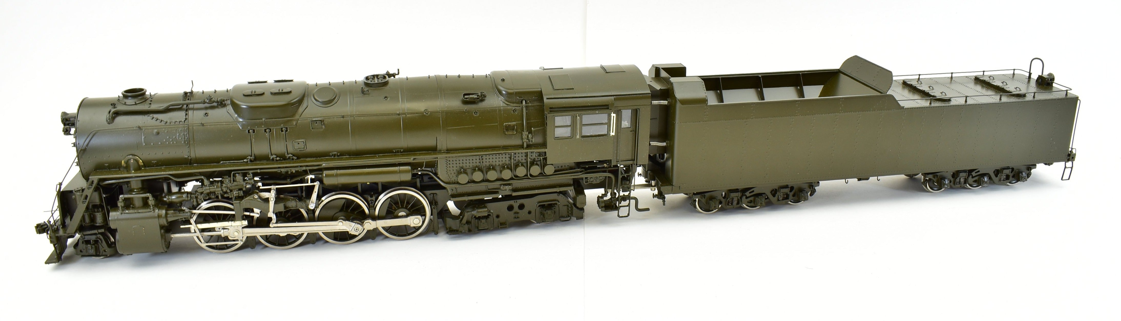 O Scale Brass Model Train - Overland Models, Inc. Pittsburgh & Lake Erie A-2 2-8-4 Factory Painted by Ajin in Korea
