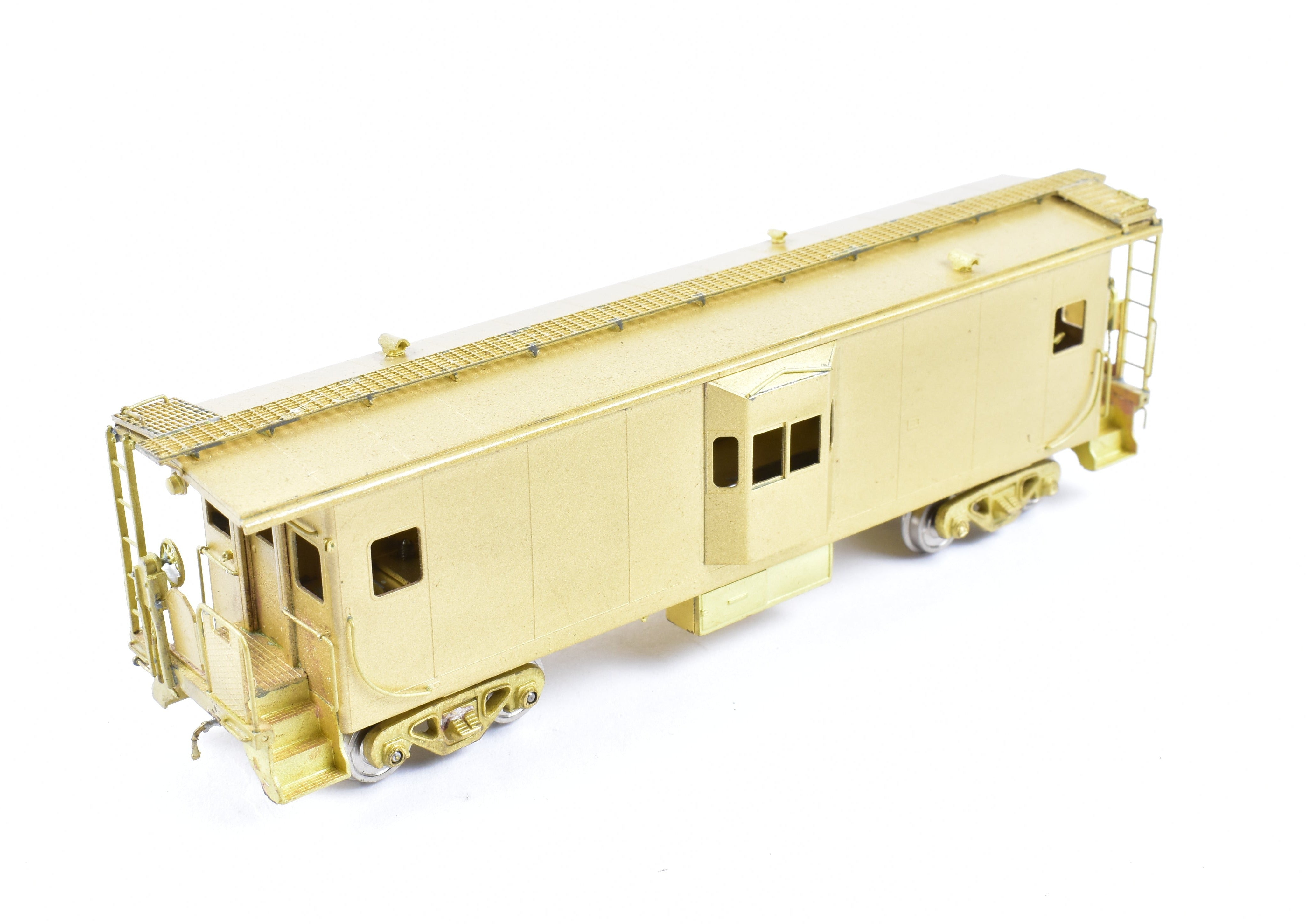 HO Scale Brass Model of the Oriental Limited Great Northern Bay Window Caboose
