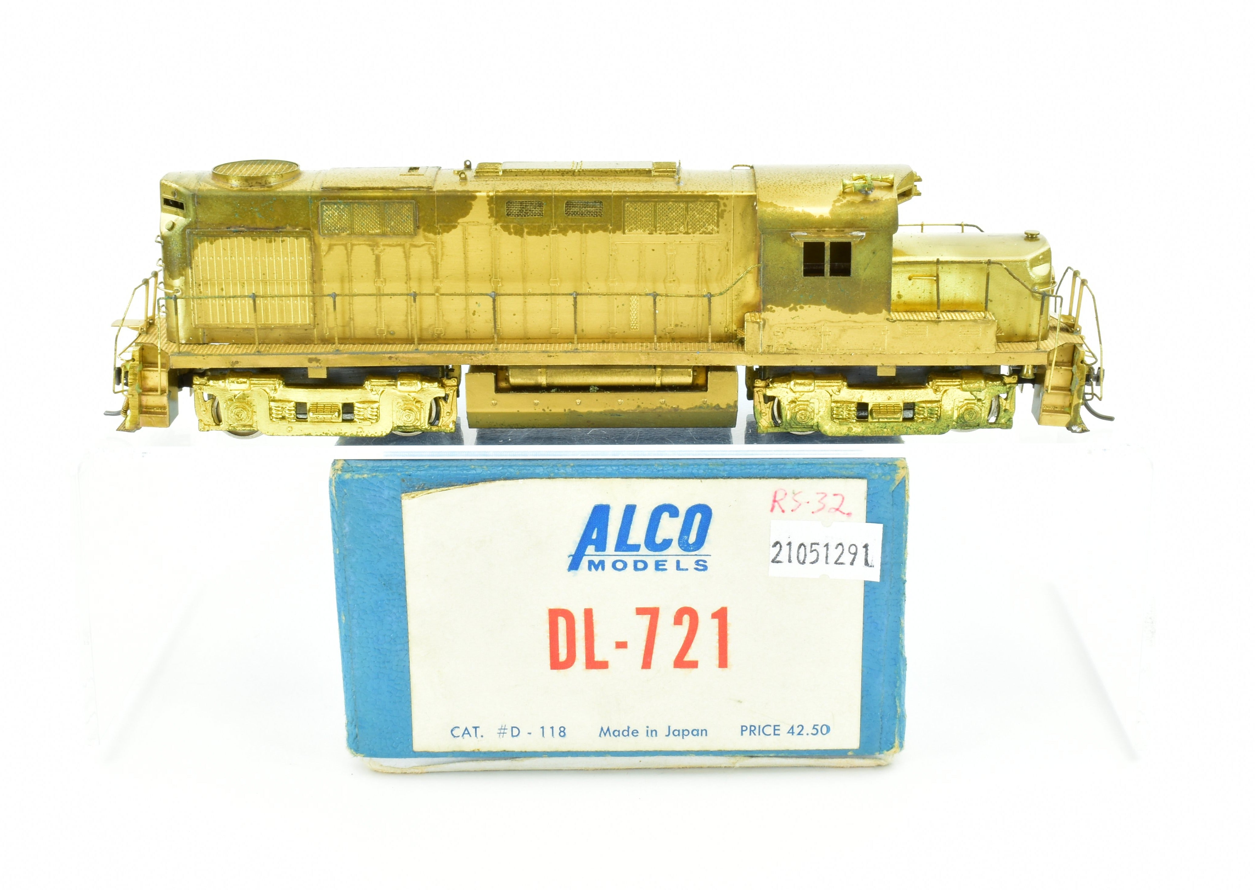 HO Scale Brass ALCO Diesel Models of Various Roads (DL-721/RS-32)