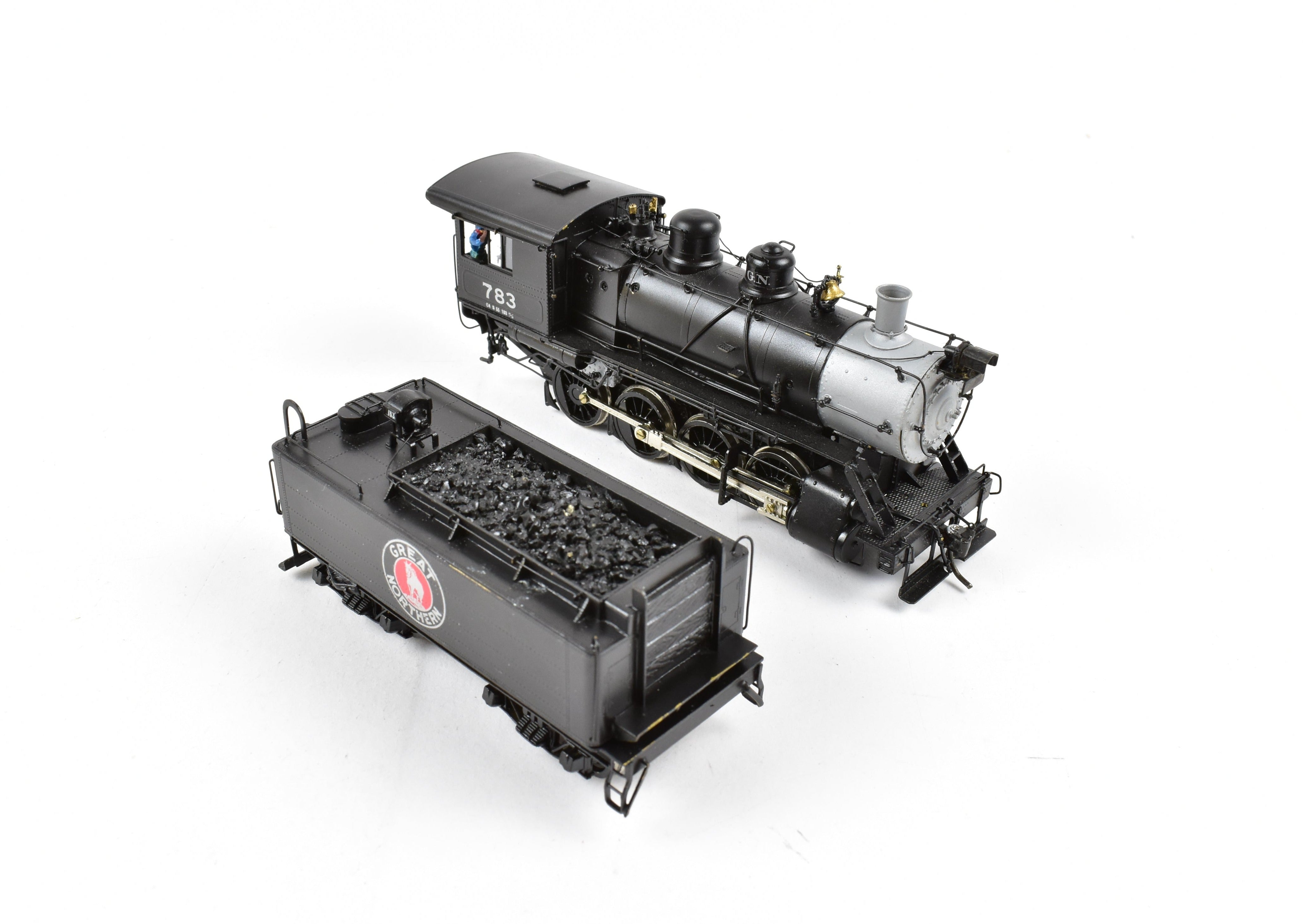 HO Scale Brass Model Train - Oriental Limited Great Northern Class C - 4 0 - 8 - 0 Switcher Locomotive CP No. 783