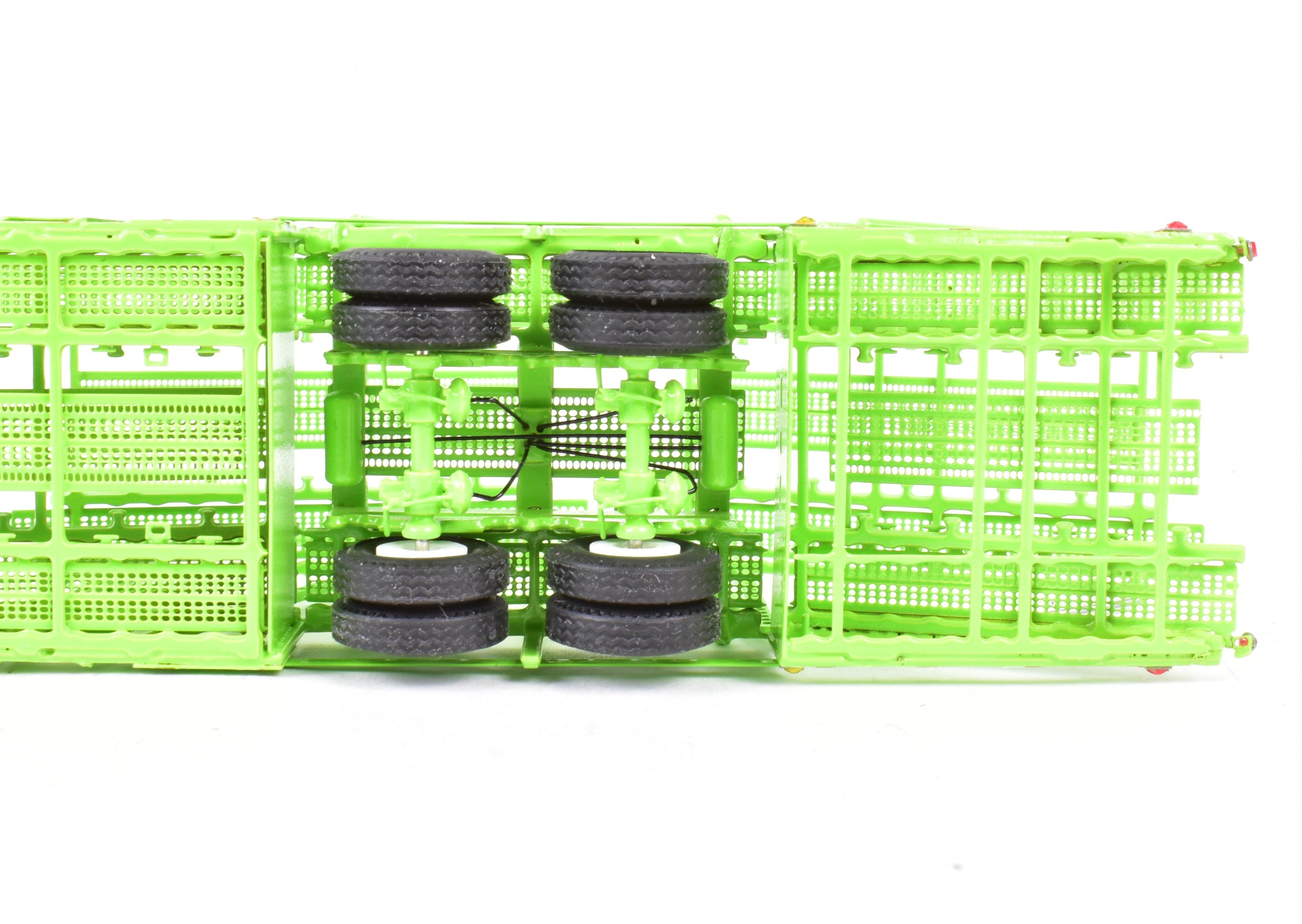HO Scale Brass Commercial Allied Systems Auto Carrier Tractor Model No. 5275 by Lonestar Models with Factory Green Paint Finish