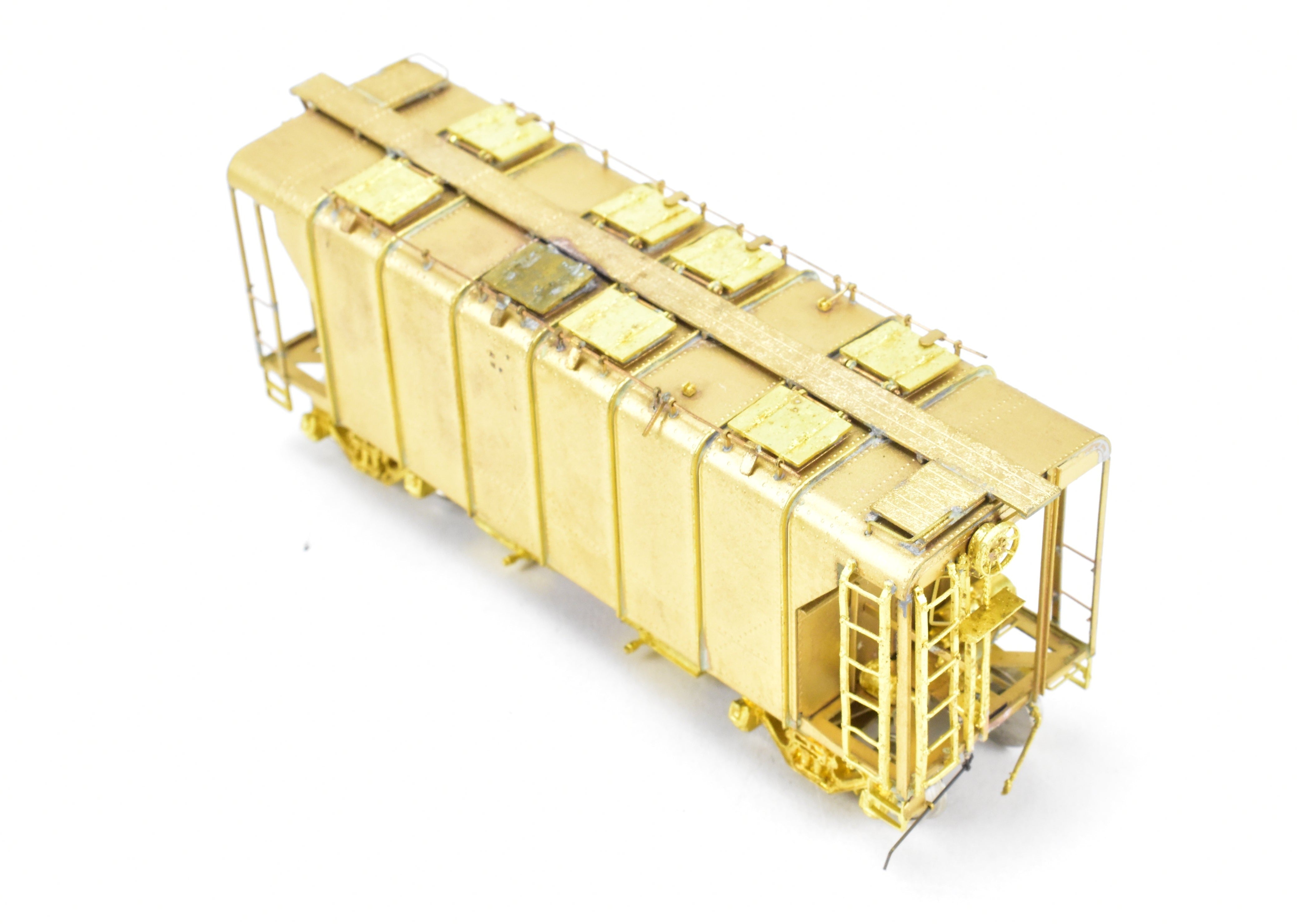 HO Brass OMI B&O N-34 Covered Hopper Wagon with Working Hatches