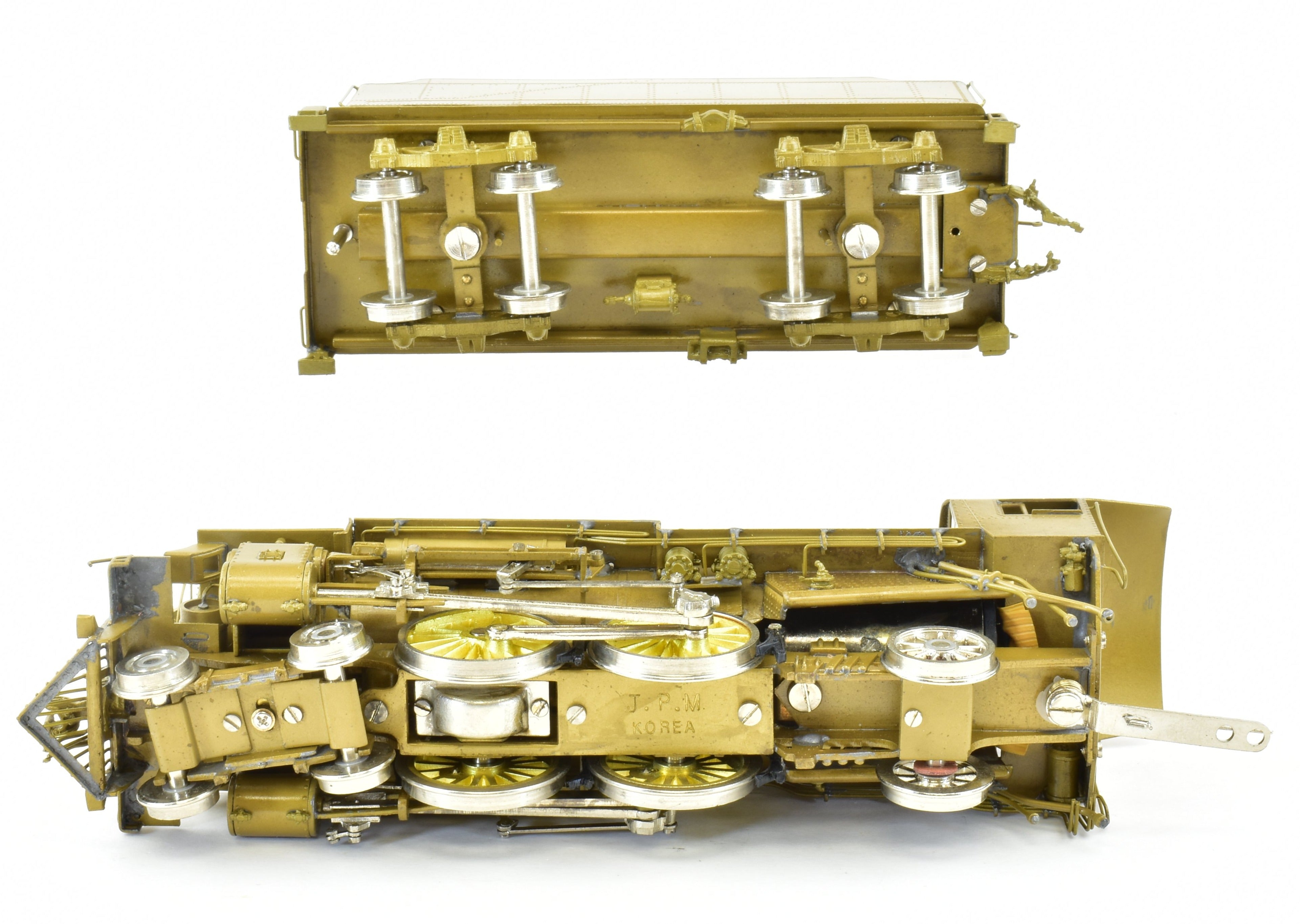 HO Scale Brass Model Train - Overland Models, Inc. Chesapeake & Ohio A - 16 4 - 4 - 2 Atlantic Locomotive by J.P. Models
