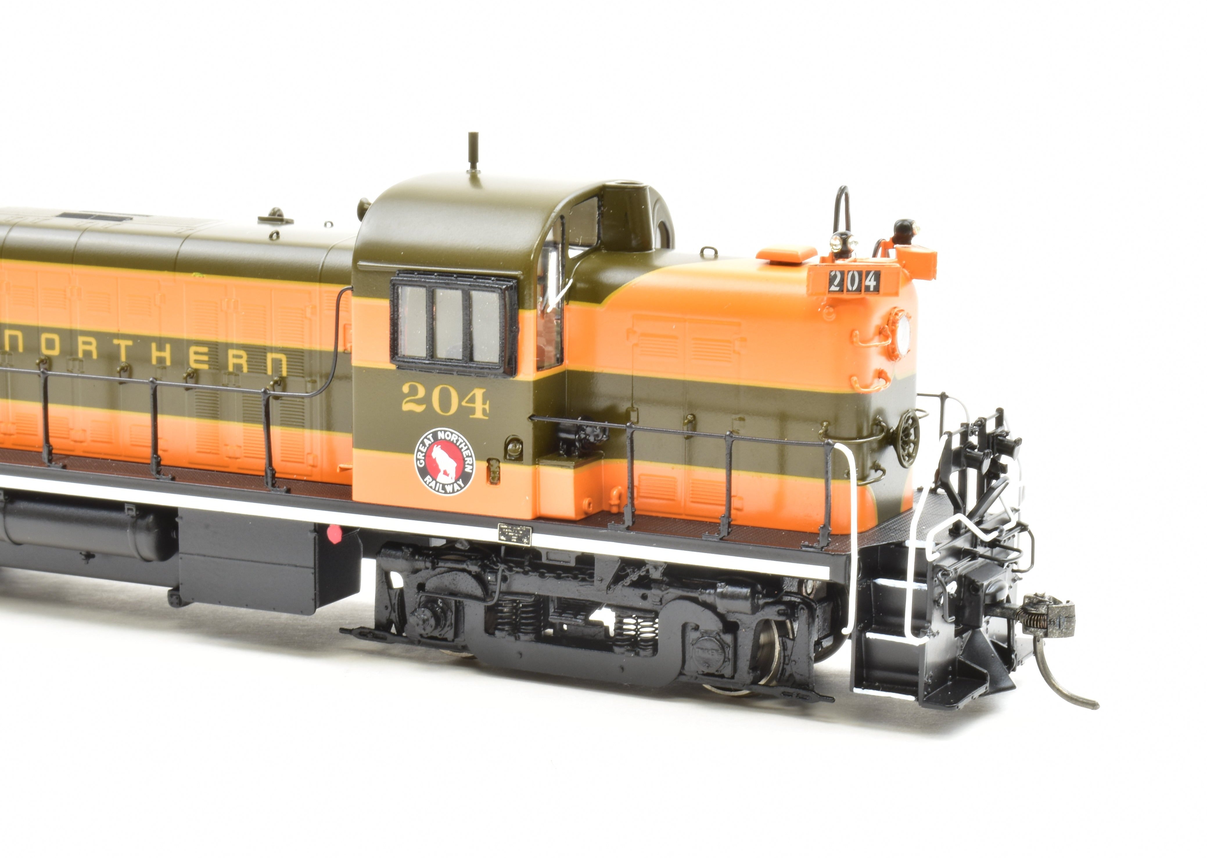 HO Scale Brass Division Point Great Northern Alco RS2 Factory Painted Locomotive Model #204