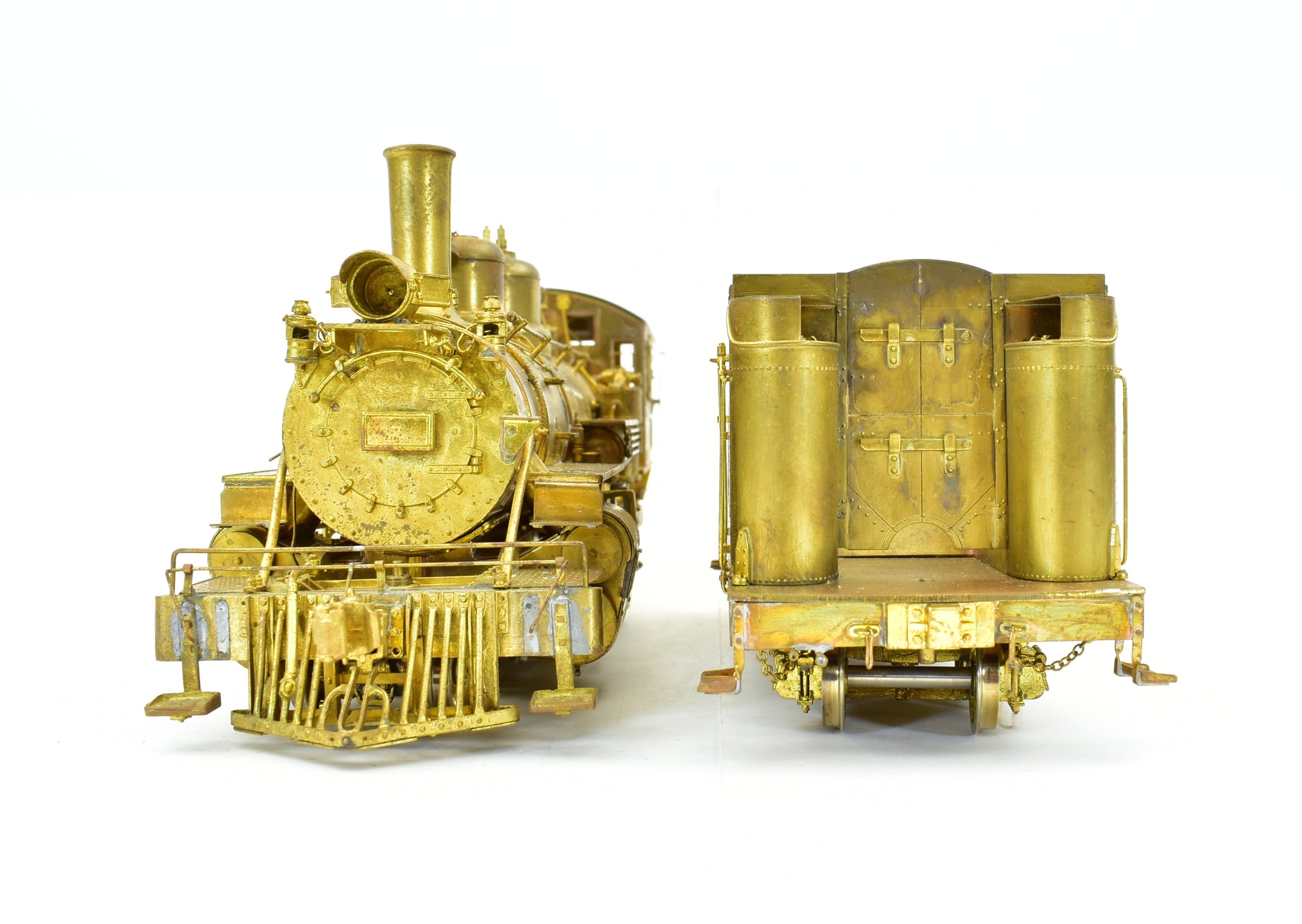 On3 Scale Brass Model Train - Pacific Fast Mail (PFM) Denver & Rio Grande Western Class K - 27 2 - 8 - 2 Steam Locomotive