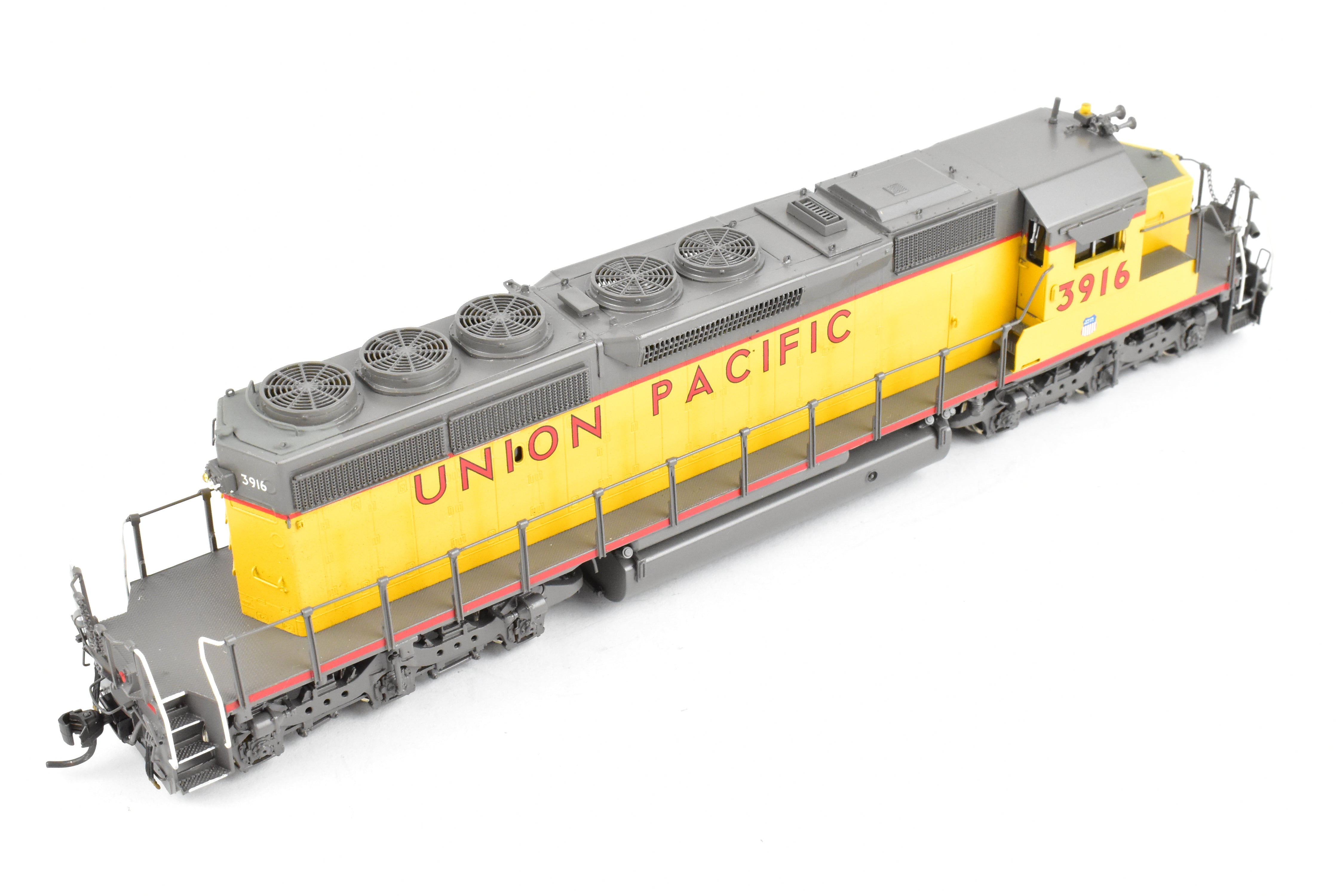HO Scale Brass Model Train - Overland Models Inc. (OMI) Union Pacific EMD SD40 - 2C FP Locomotive, Road Number 3916, Formerly Missouri Pacific