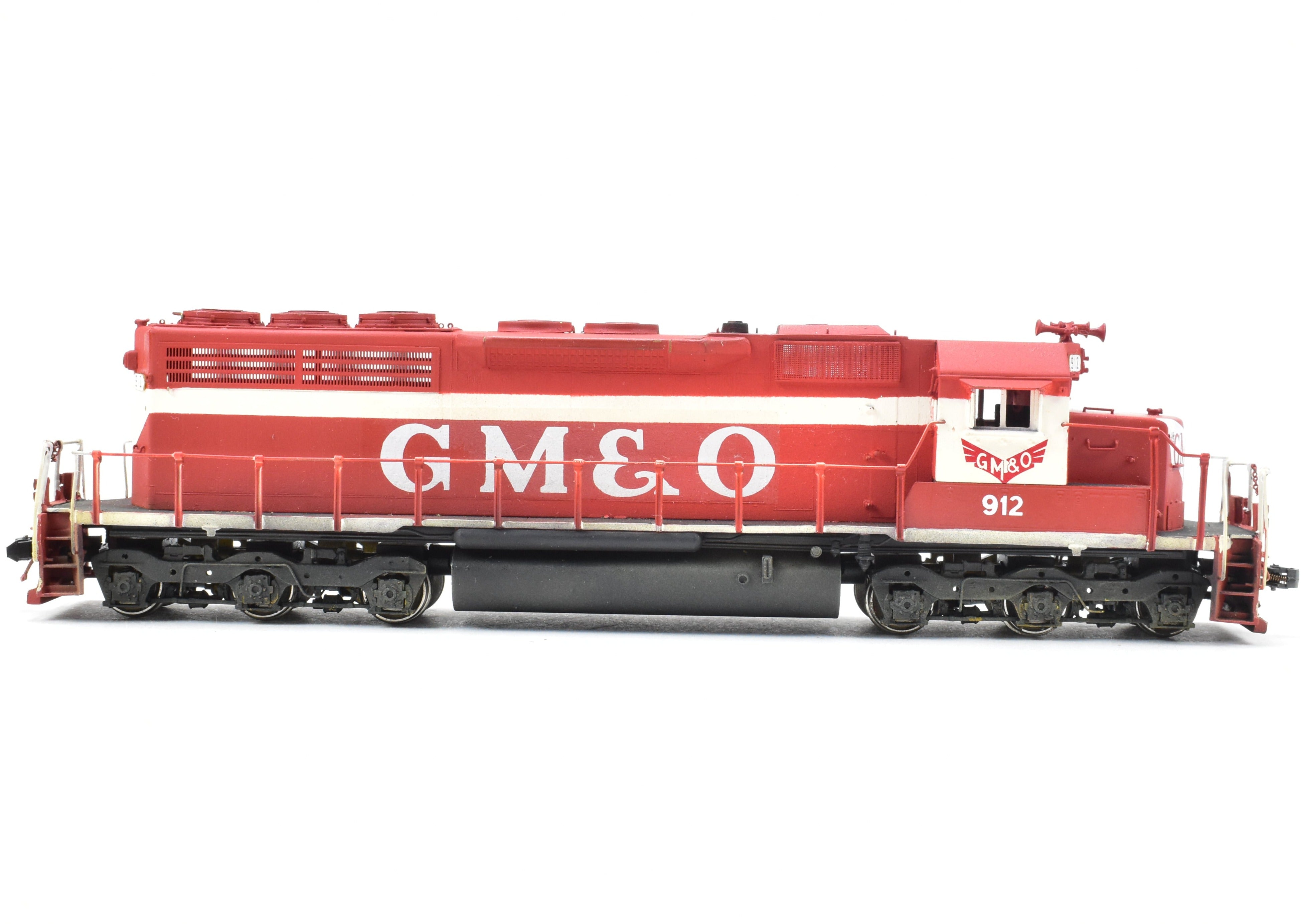 HO Scale Brass GM&O EMD SD40 C/P No. 912 by Overland Models w/ Light Weathering