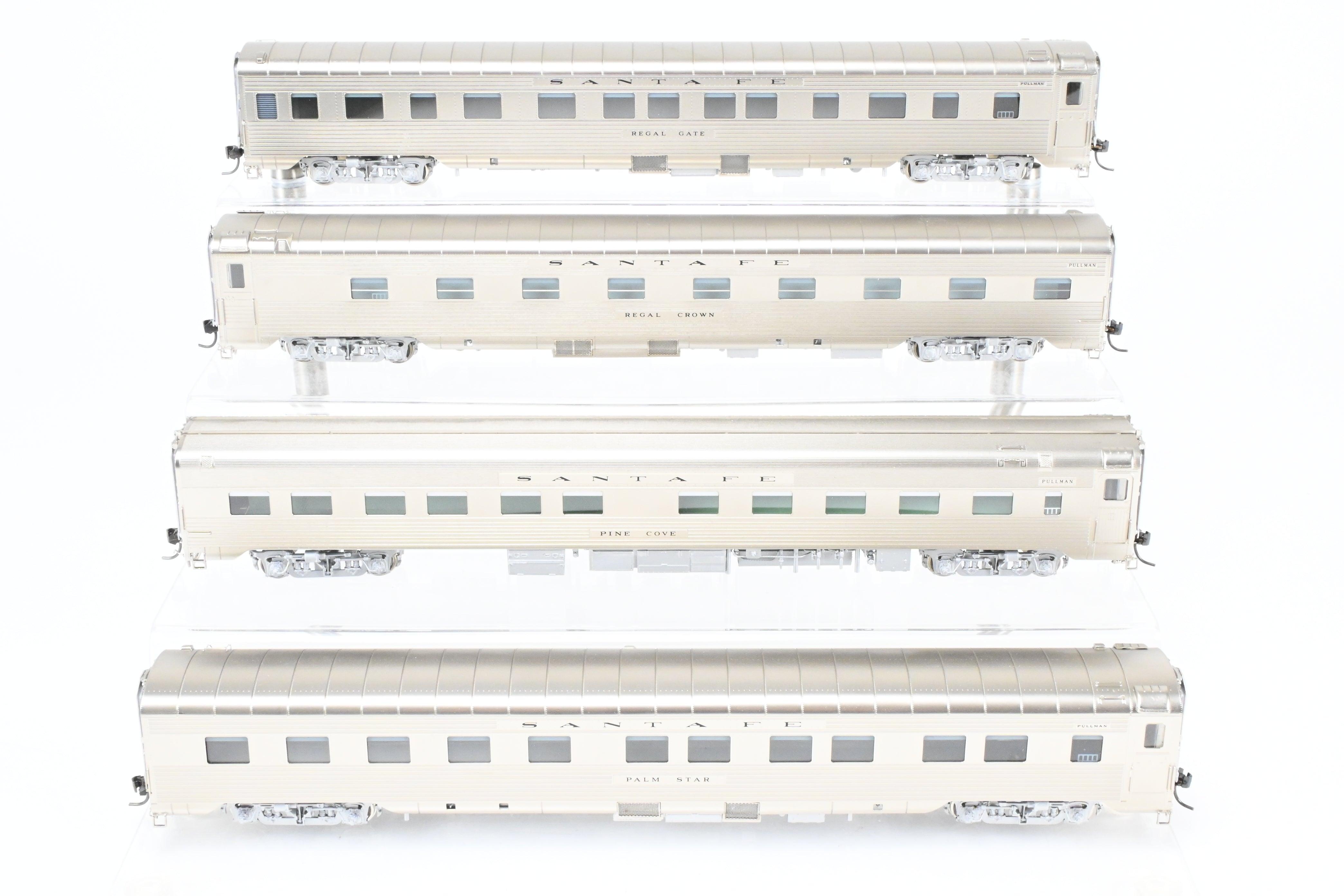 1951 ATSF Santa Fe Super Chief 4-Car Sleeping Car Set by Challenger Imports