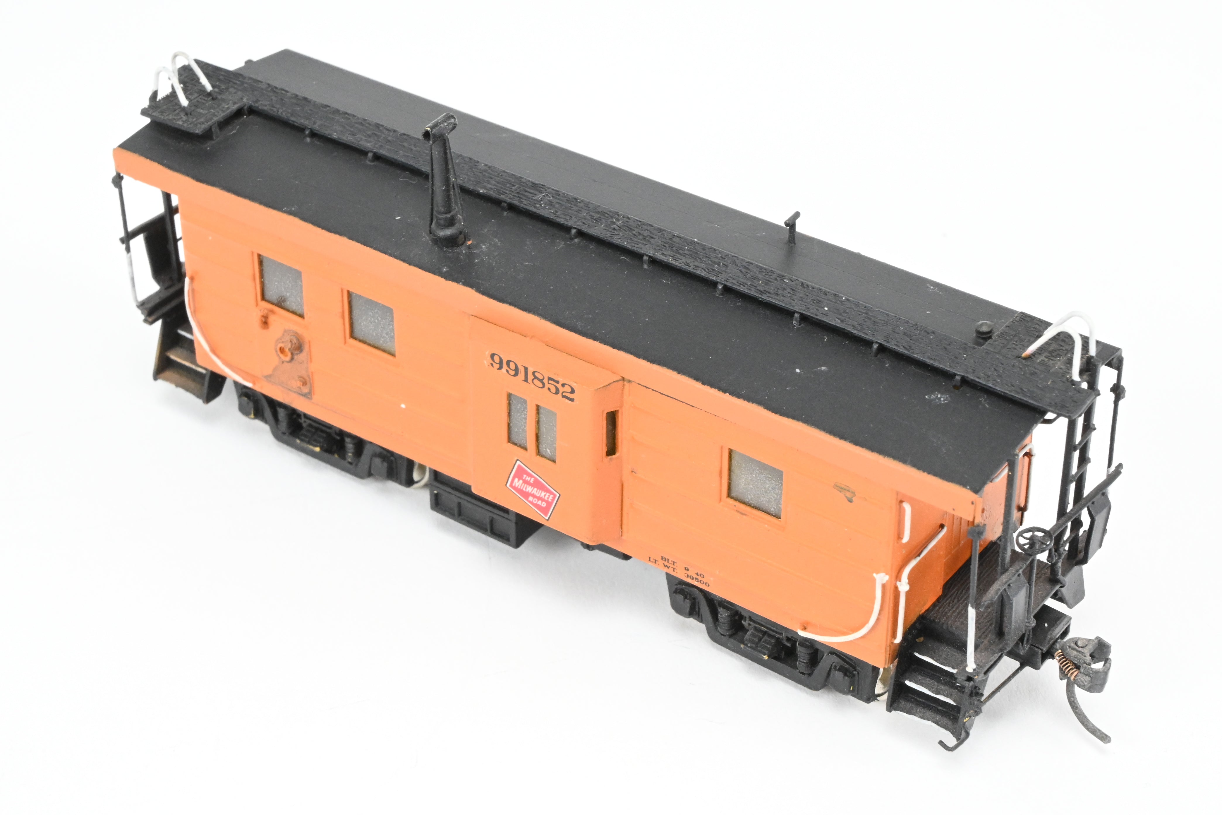 HO Brass OMI MILW Milwaukee Road Bay Window Caboose CP No. 991852, 1984 Run