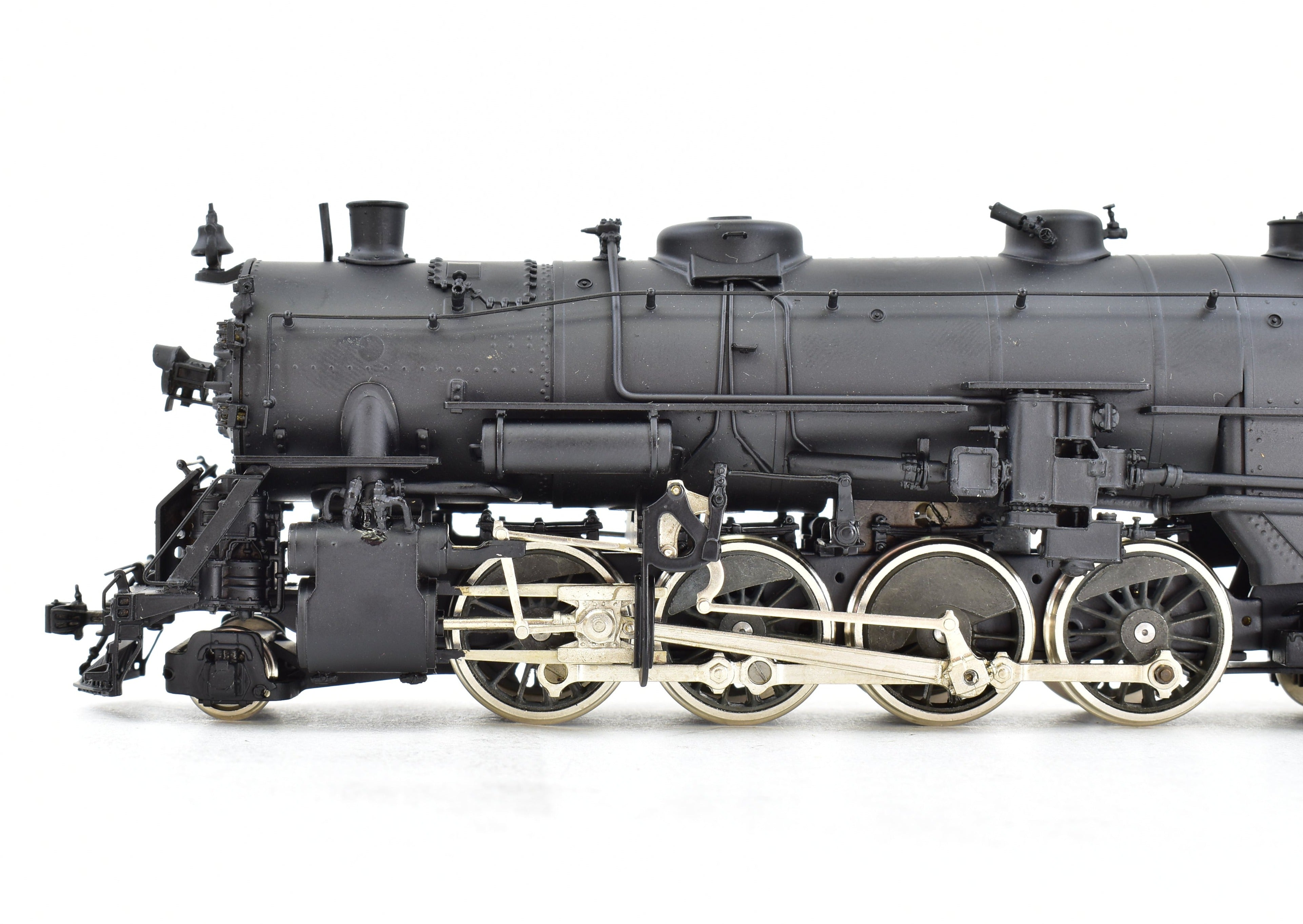 HO Scale Brass Model Train - Oriental Limited Erie Railroad S - 3 2 - 8 - 4 Locomotive with Spoked Drivers and FP Features
