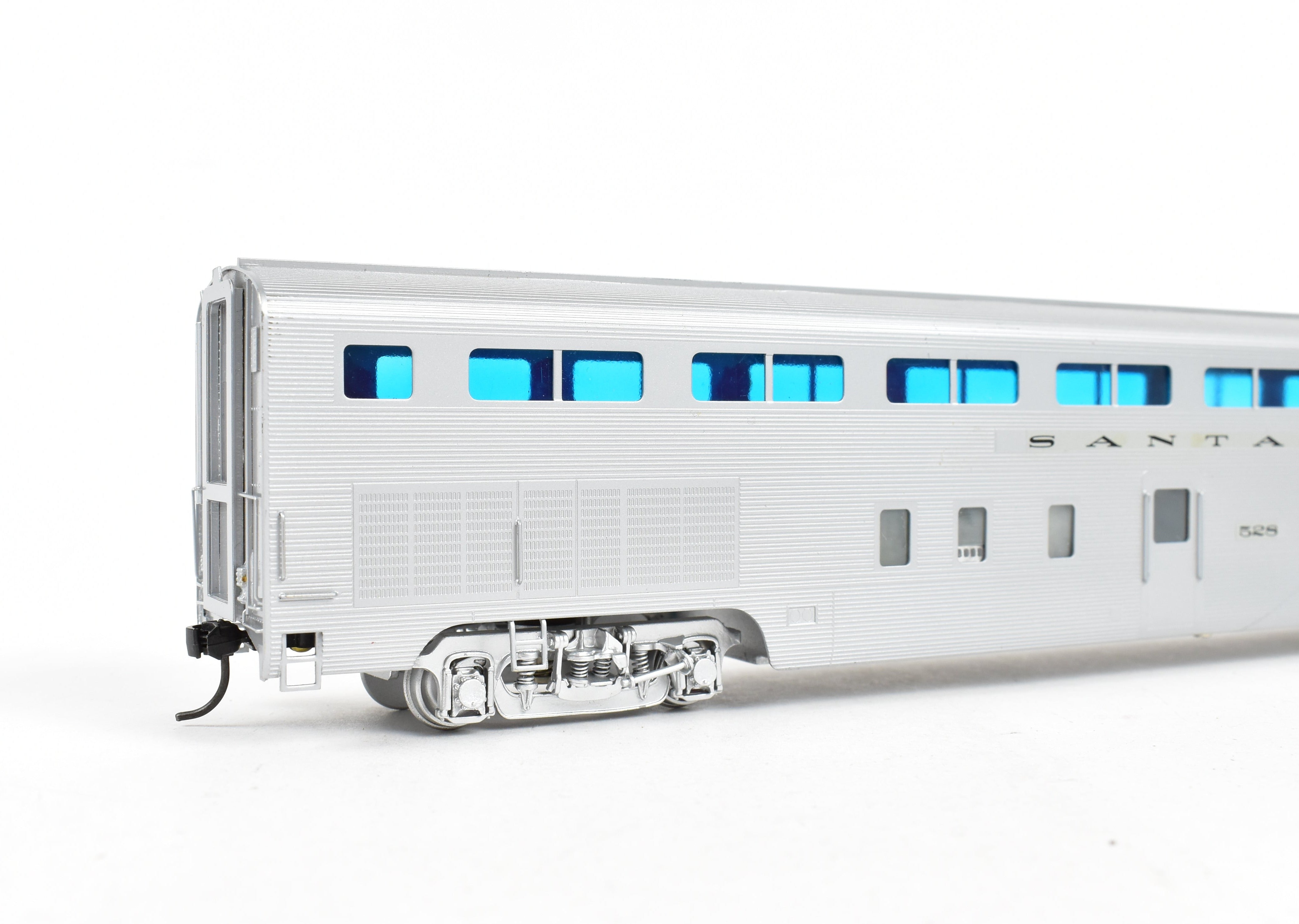HO Brass Hallmark ATSF Santa Fe High - Level 528 Series Lettered & Numbered Chair Car