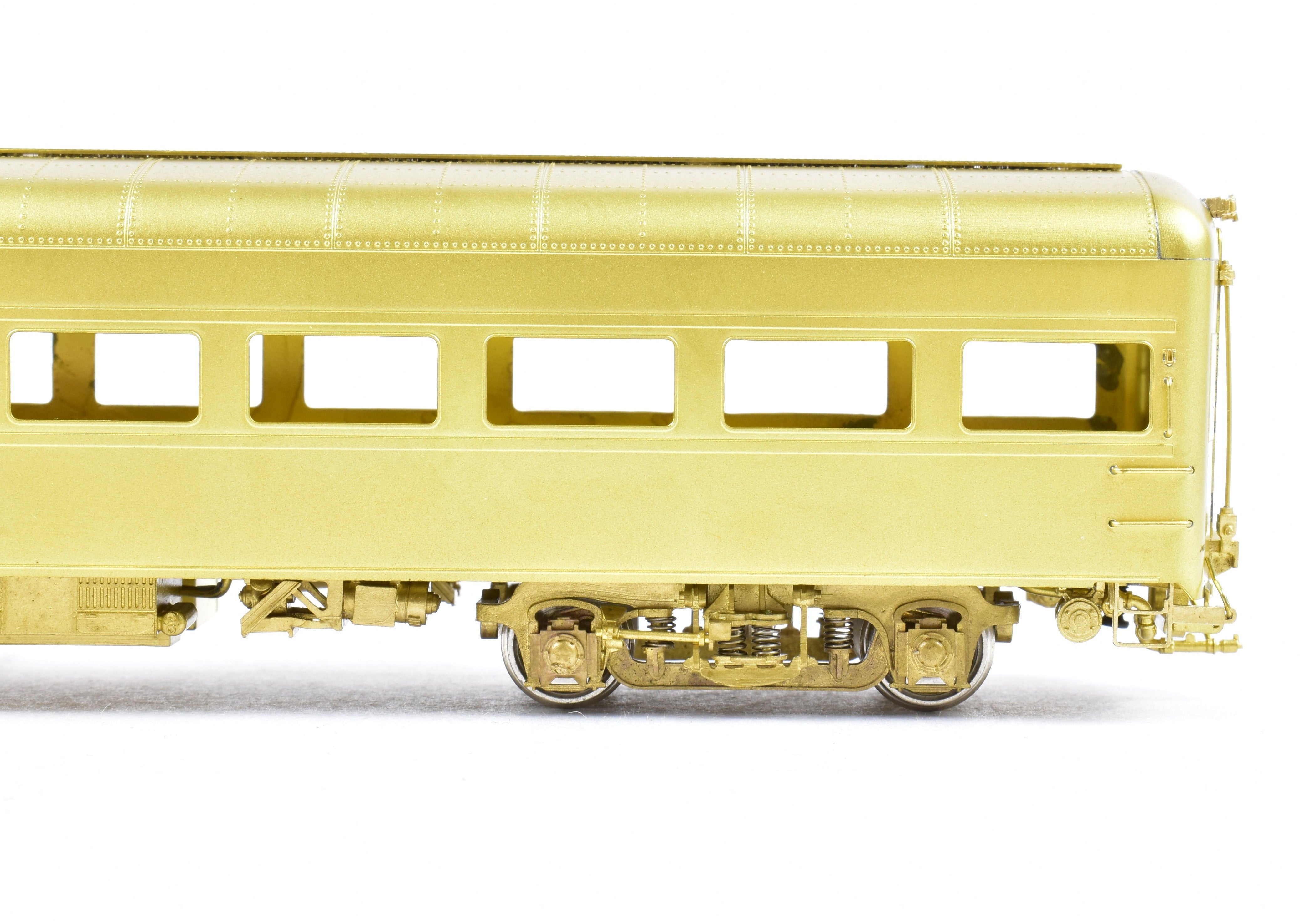 HO Scale Brass Model Train - Wasatch Model Co. Union Pacific 9000 Series Dome Lounge Observation Car Modified for Mid - Train Service
