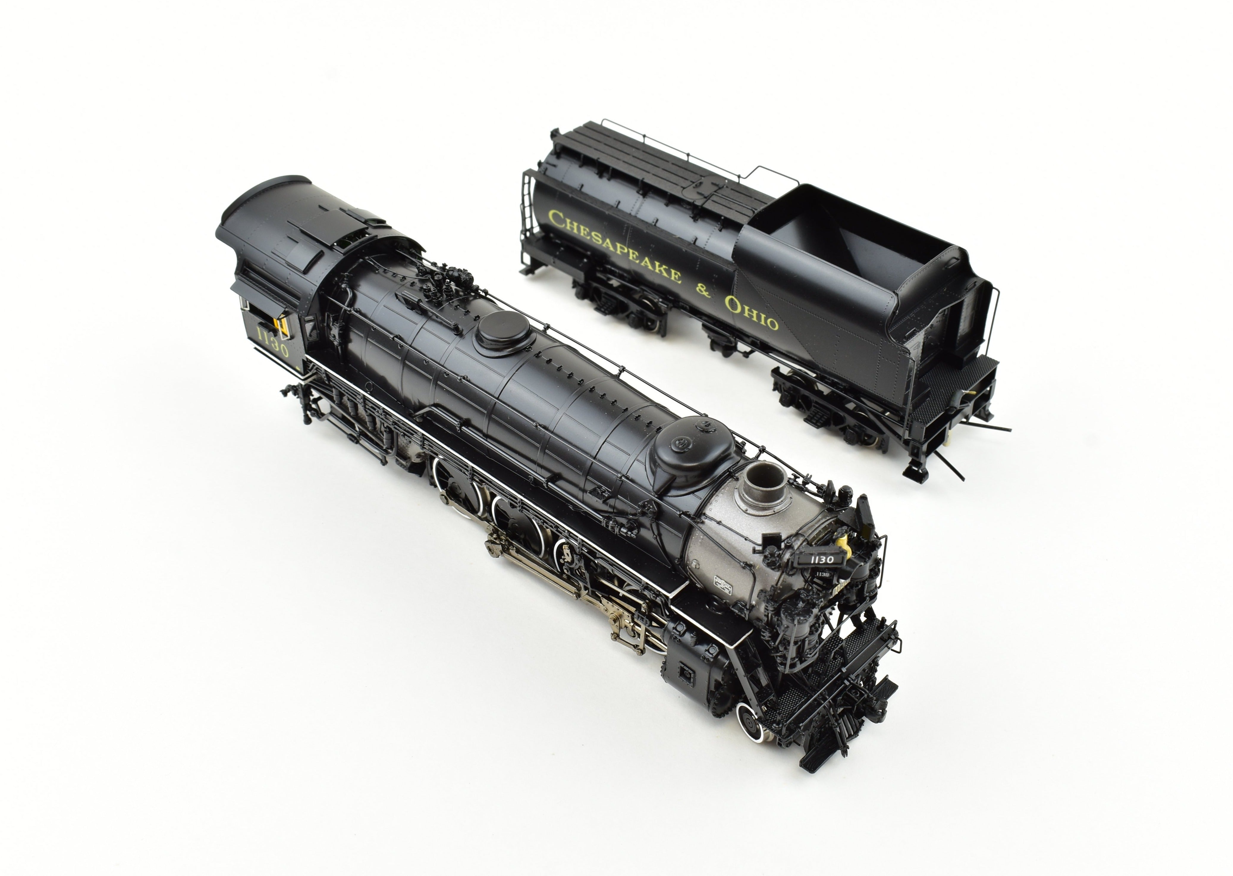 HO Scale Brass Division Point Chesapeake & Ohio K1 2-8-2 Factory Painted Locomotive Model #1130