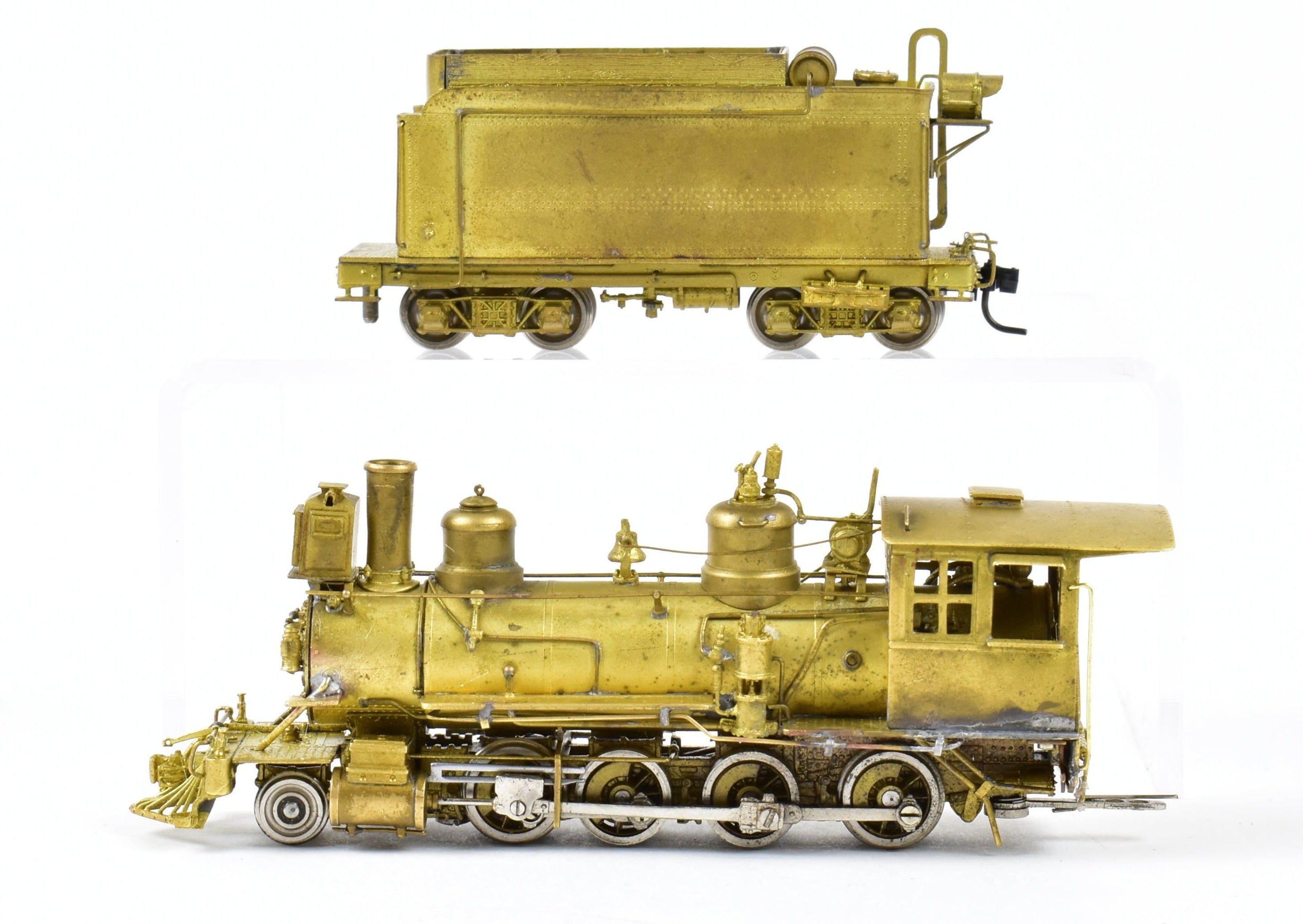 HOn3 Scale Brass Model Train - Key Imports RGS Rio Grande Southern C - 17 No. 42 2 - 8 - 0 Consolidation with Re - Motored Mechanism