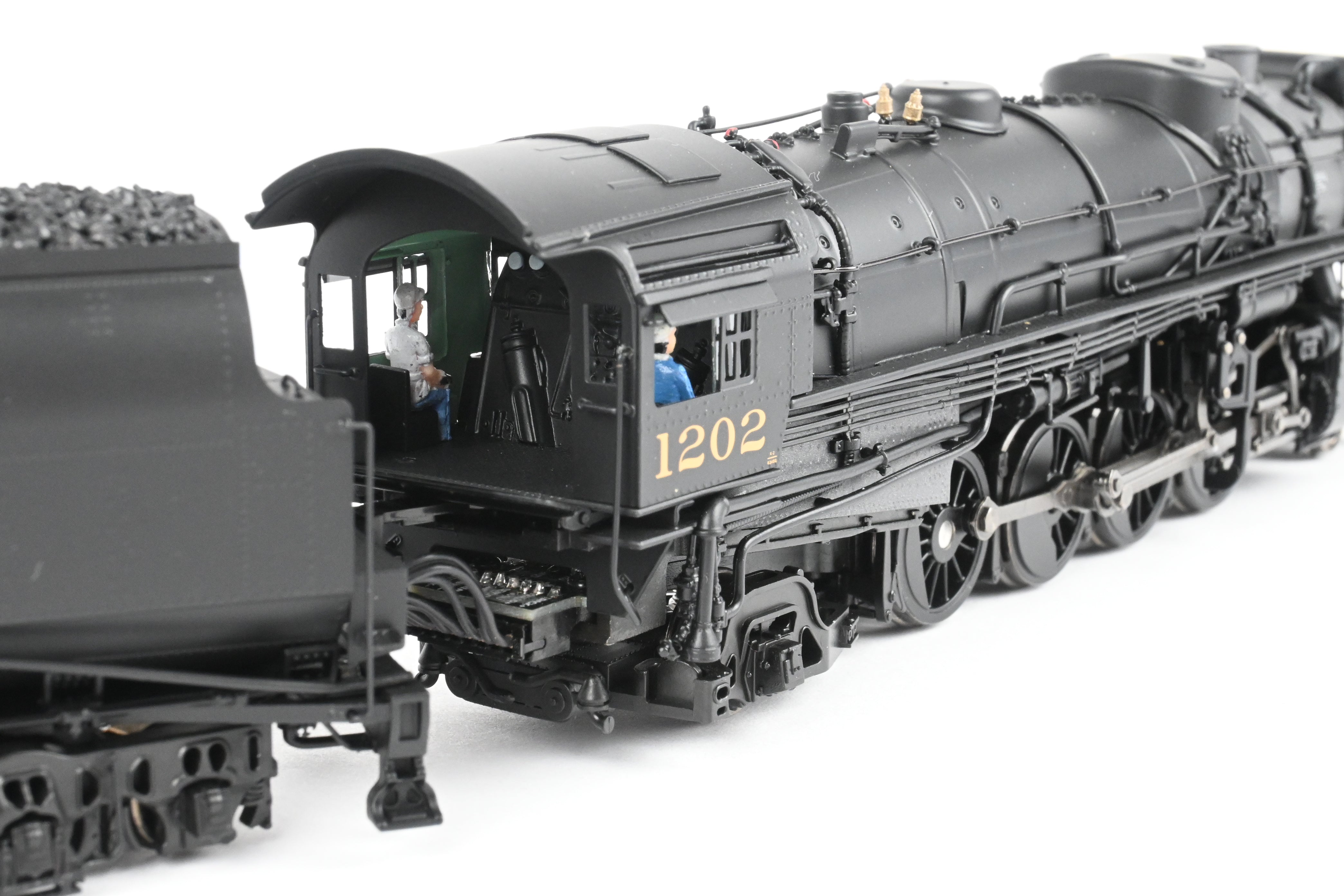 HO NEW Brass Hybrid C&O K-2 2-8-2 Mikado #1202 w/ Smoke & Paragon 4 Sound
