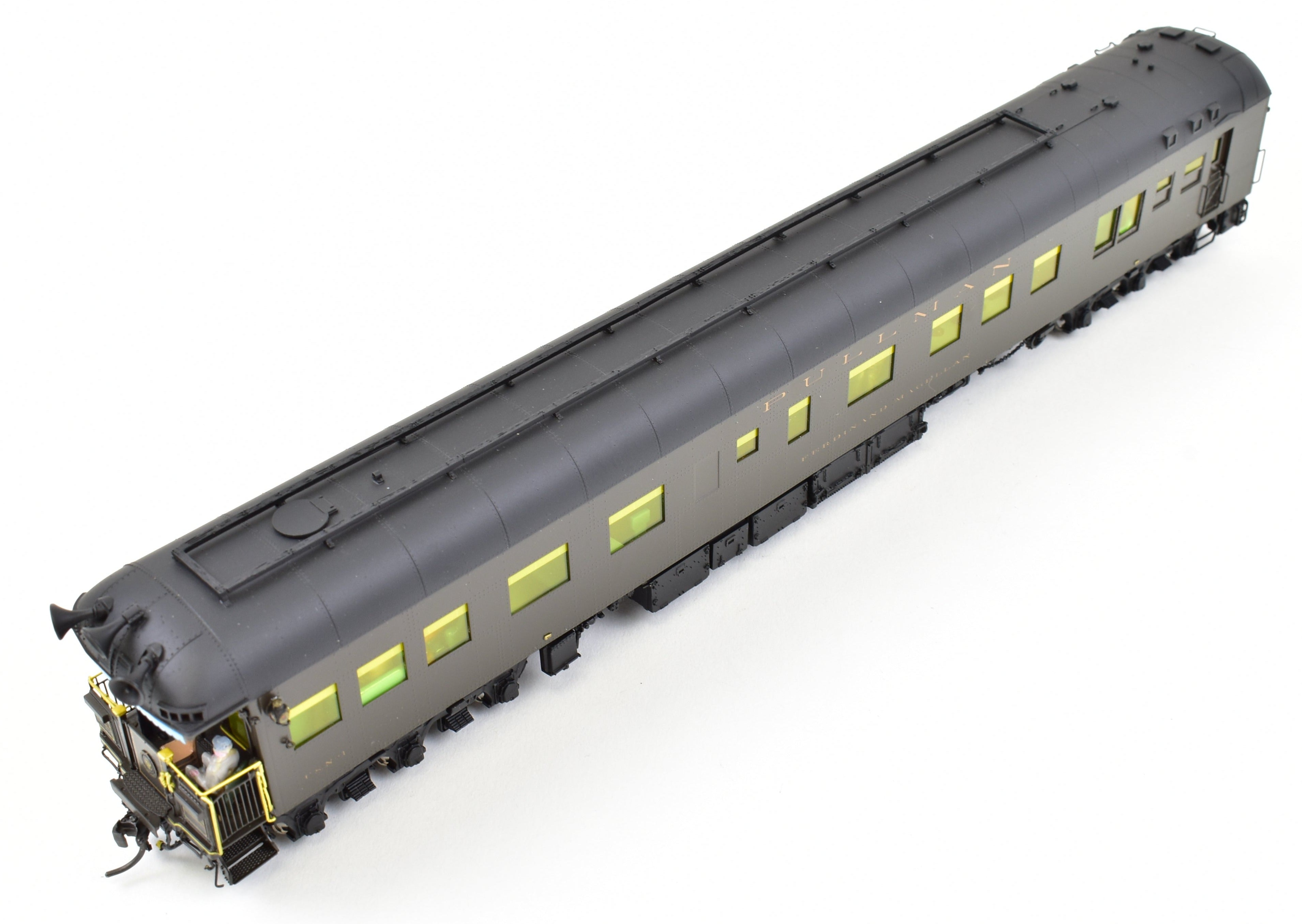HO Scale Brass Model Pullman USN - 1 Ferdinand Magellan Presidential Car from Overland Models, Inc. Featuring Added Details for Reagan - Era Representation