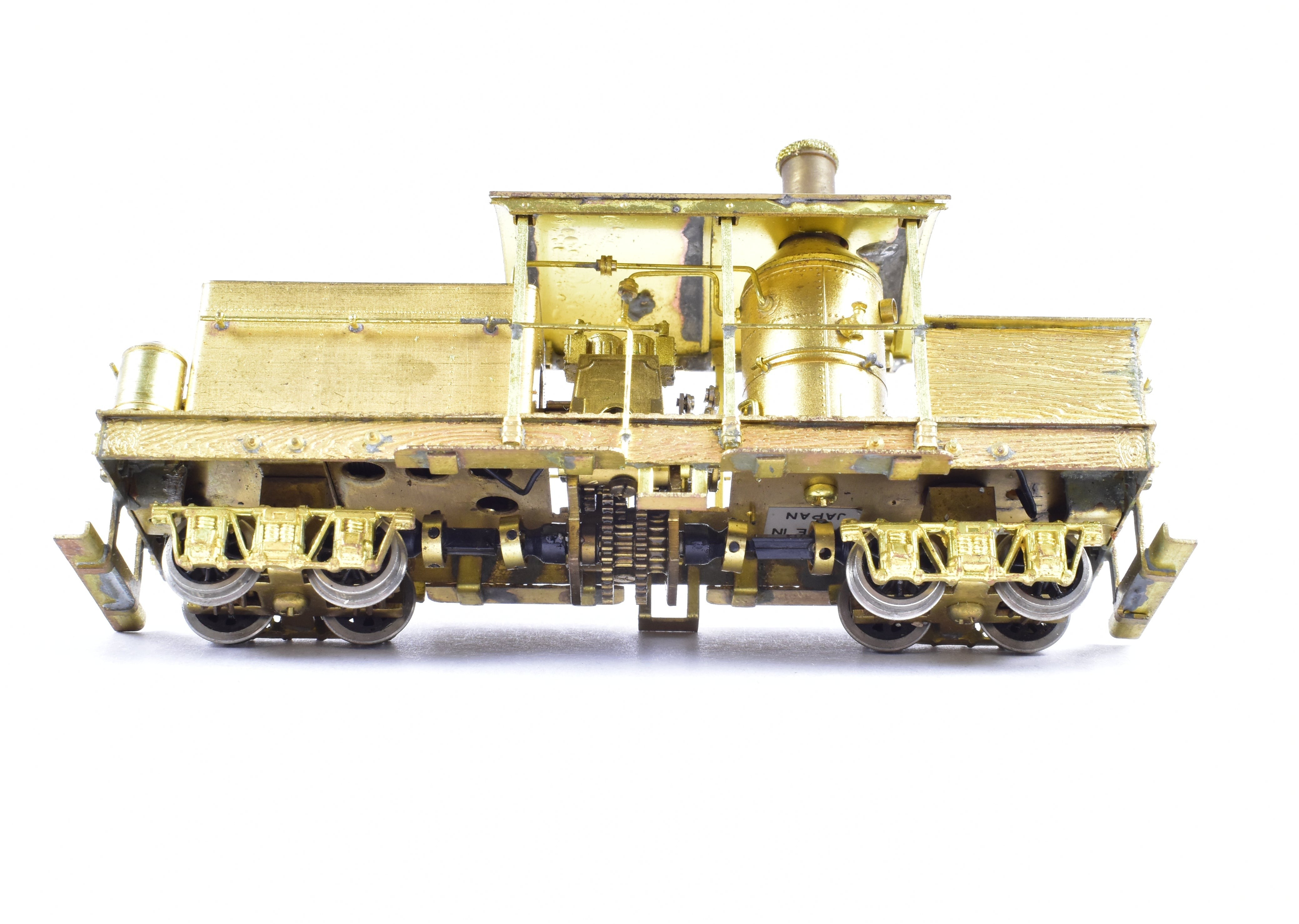 HOn3 Scale Brass Model Train by Westside Model Co. - Various Roads Logging Class A Climax with Vertical Boiler
