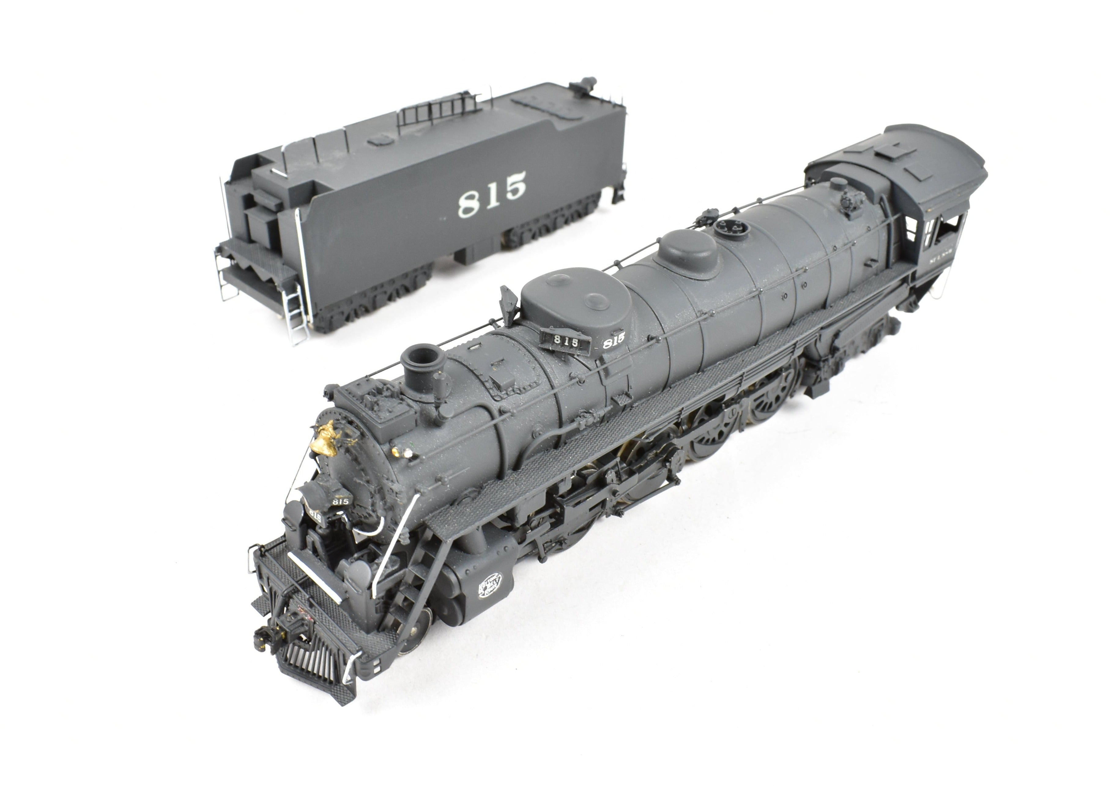 HO Scale Brass Model Train by Westside Model Co., Custom Painted SSW - Cotton Belt Class GS - 8 4 - 8 - 4 Locomotive, Numbered SSW #815