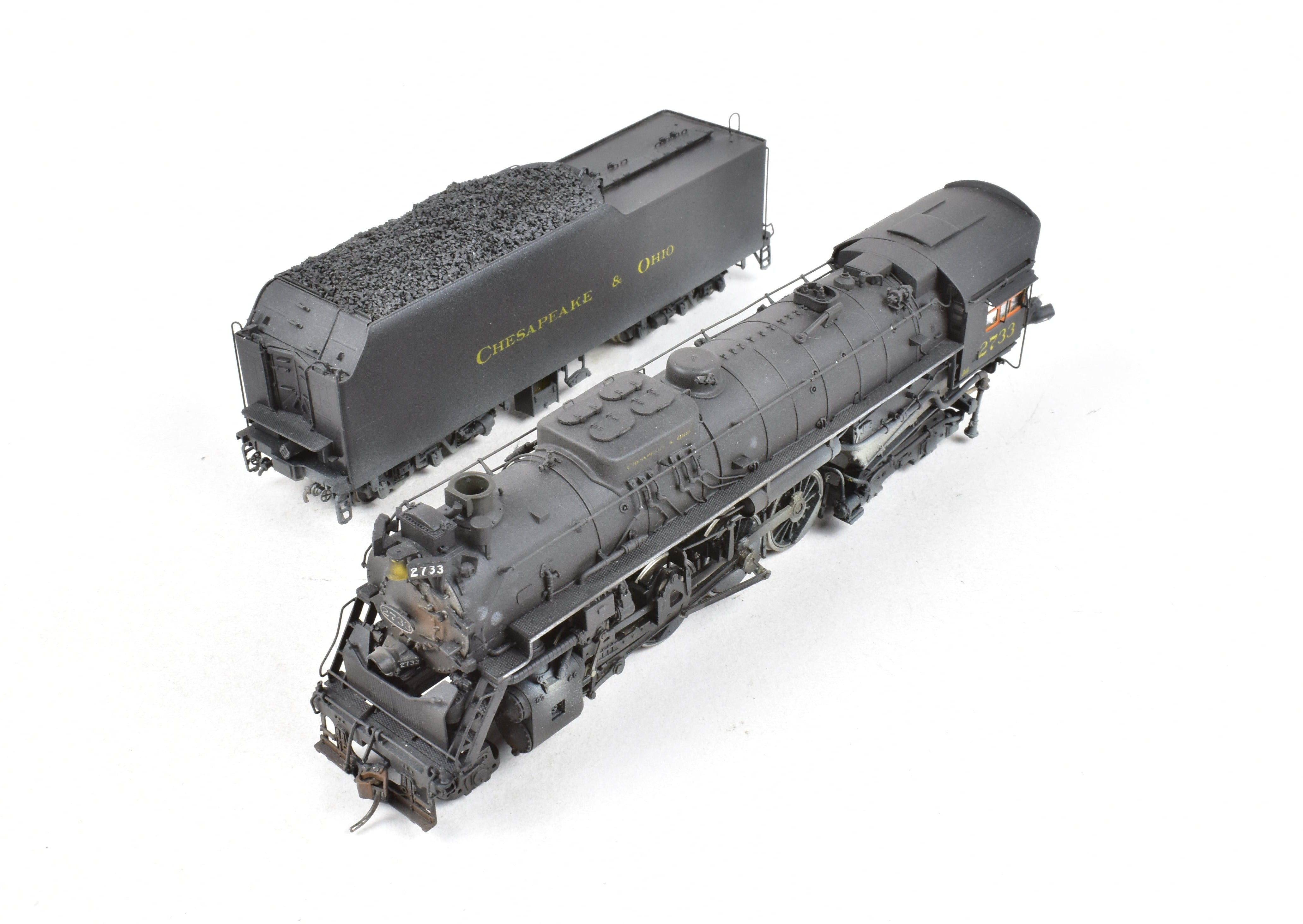 HO Brass Precision Scale Co. C&O K-4 Class 2-8-4 No. 2733 DCC Sound Model