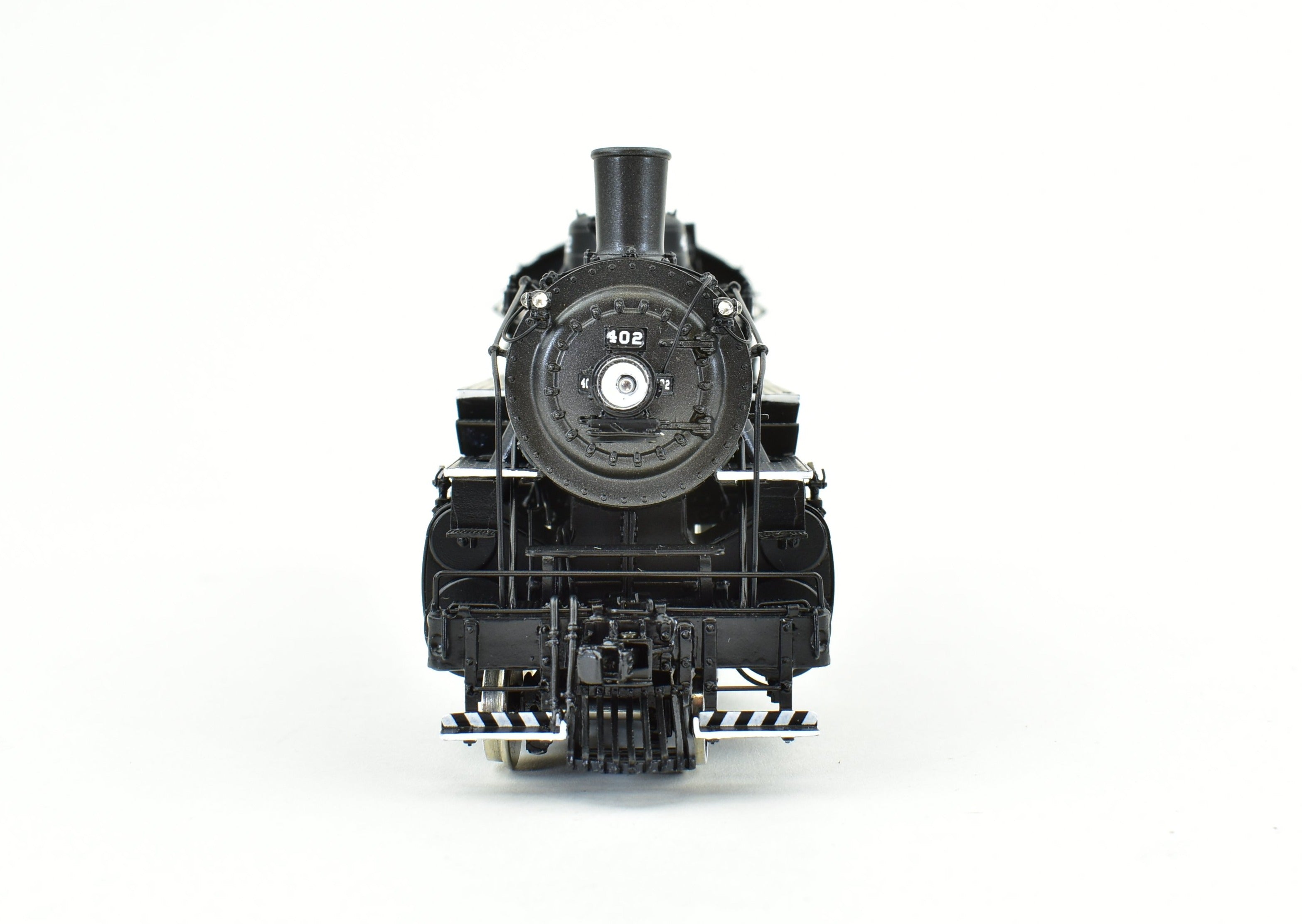 HO Scale Brass Steam Locomotive - Division Point DM&IR - Duluth Missabe & Iron Range Class P 4-6-2 #402 with Grey Boiler Scheme and Front Pilot
