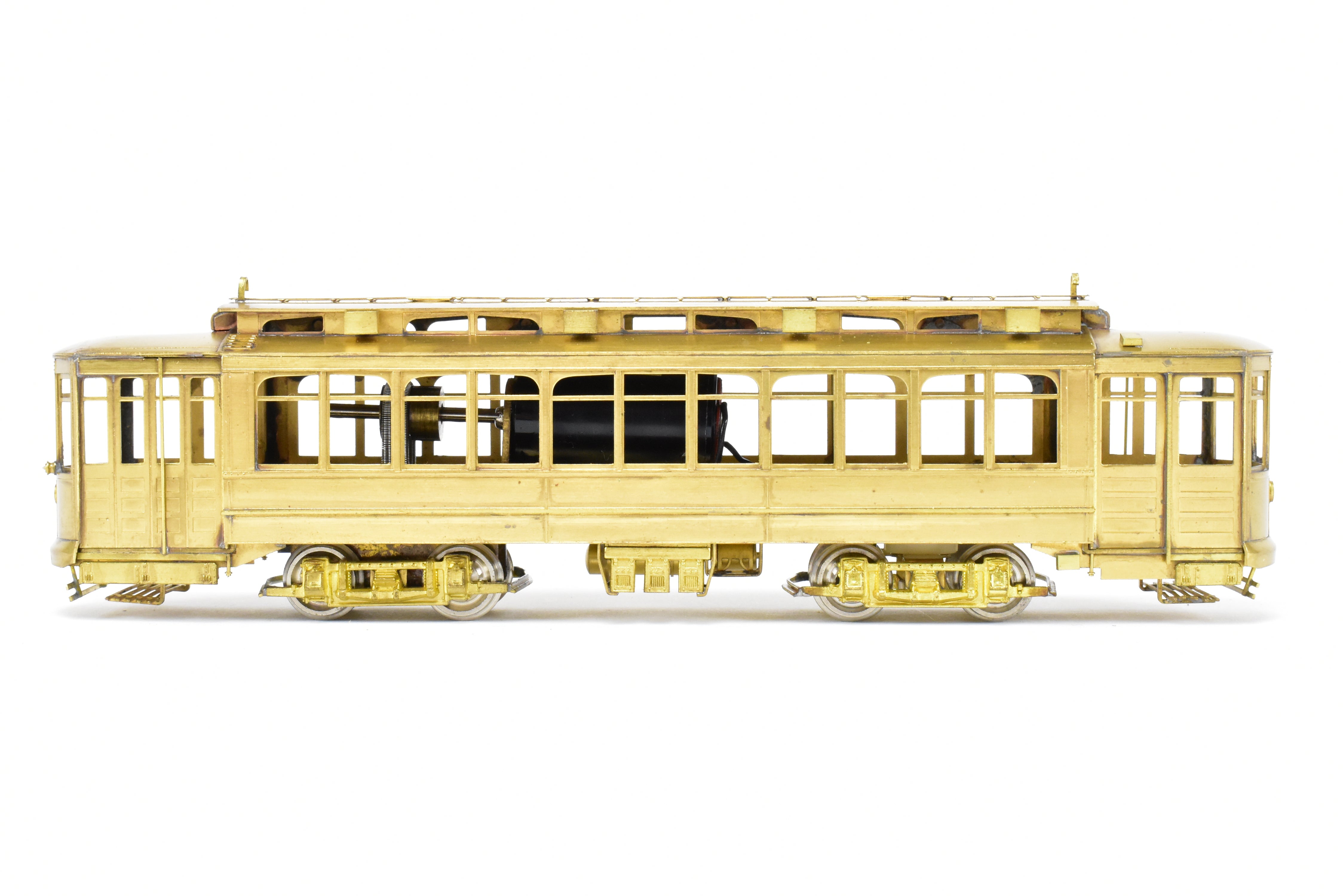 High - Quality HO Scale Brass Chicago Surface Lines Short Brill Car Model 347 CSL by Fairfield Traction Models